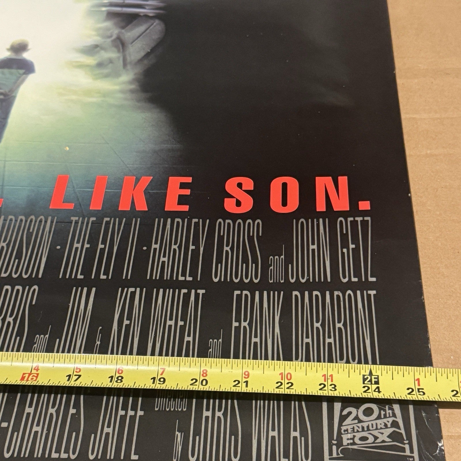 The Fly II Original 1989 Video Store Promotional Poster Rolled One Sheet 38x25.5
