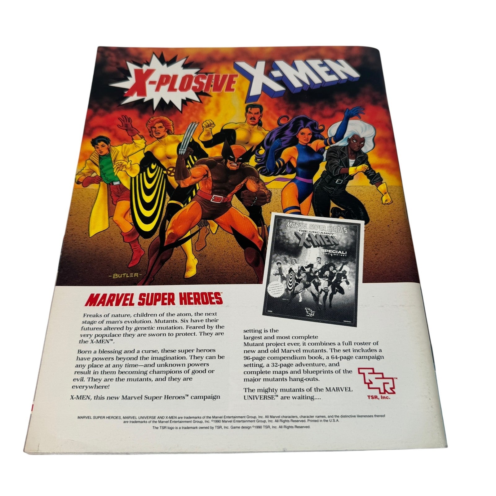 Vintage Dragon Magazine #161 TSR X-Men RPG Marvel Ad Fantasy D&D Softcover 1990