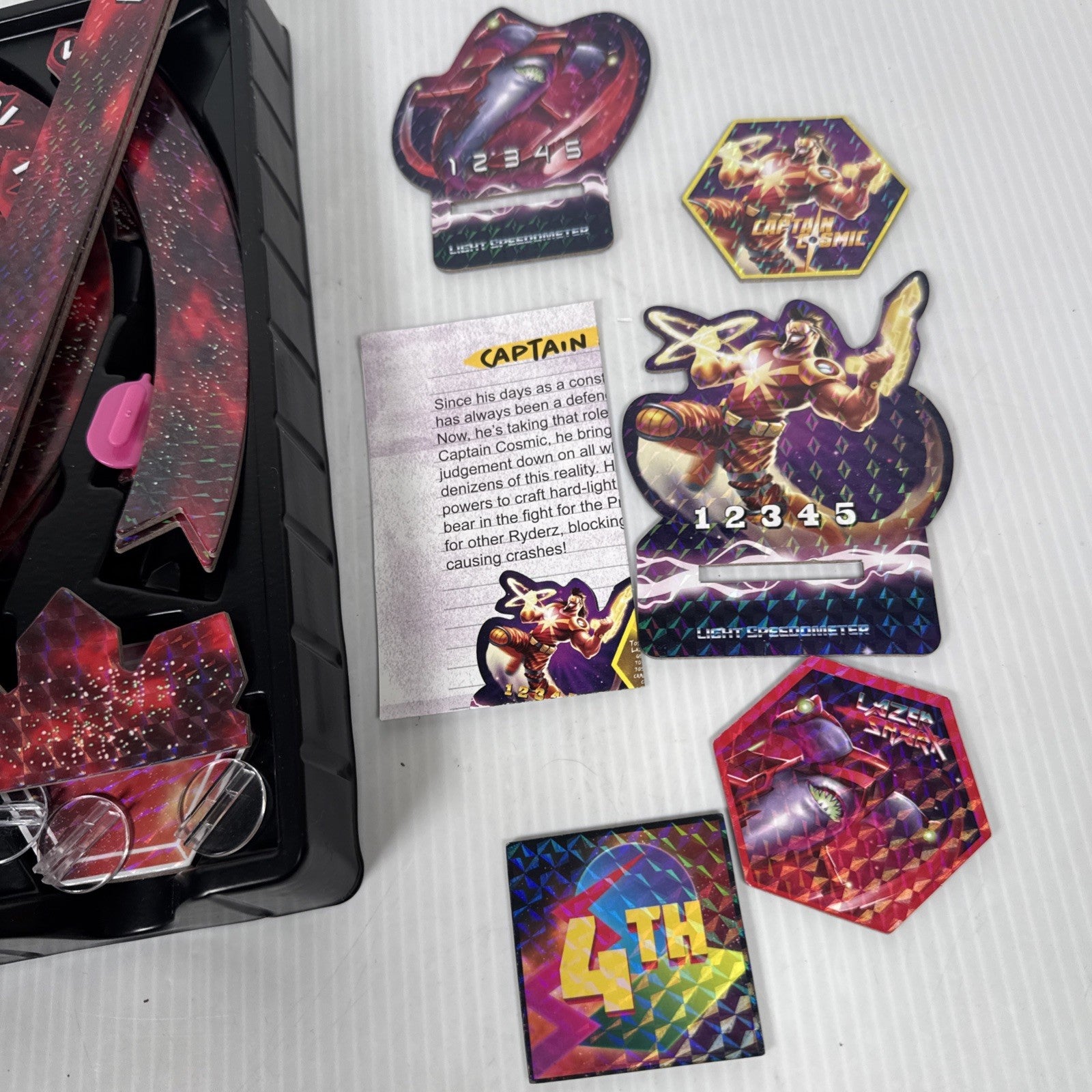 Lazer Riderz Action Adventure Board Game Original Series Box Set - Used