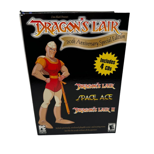 Dragon's Lair 20th Anniversary Special Edition Collection Don Bluth PC CD-Rom