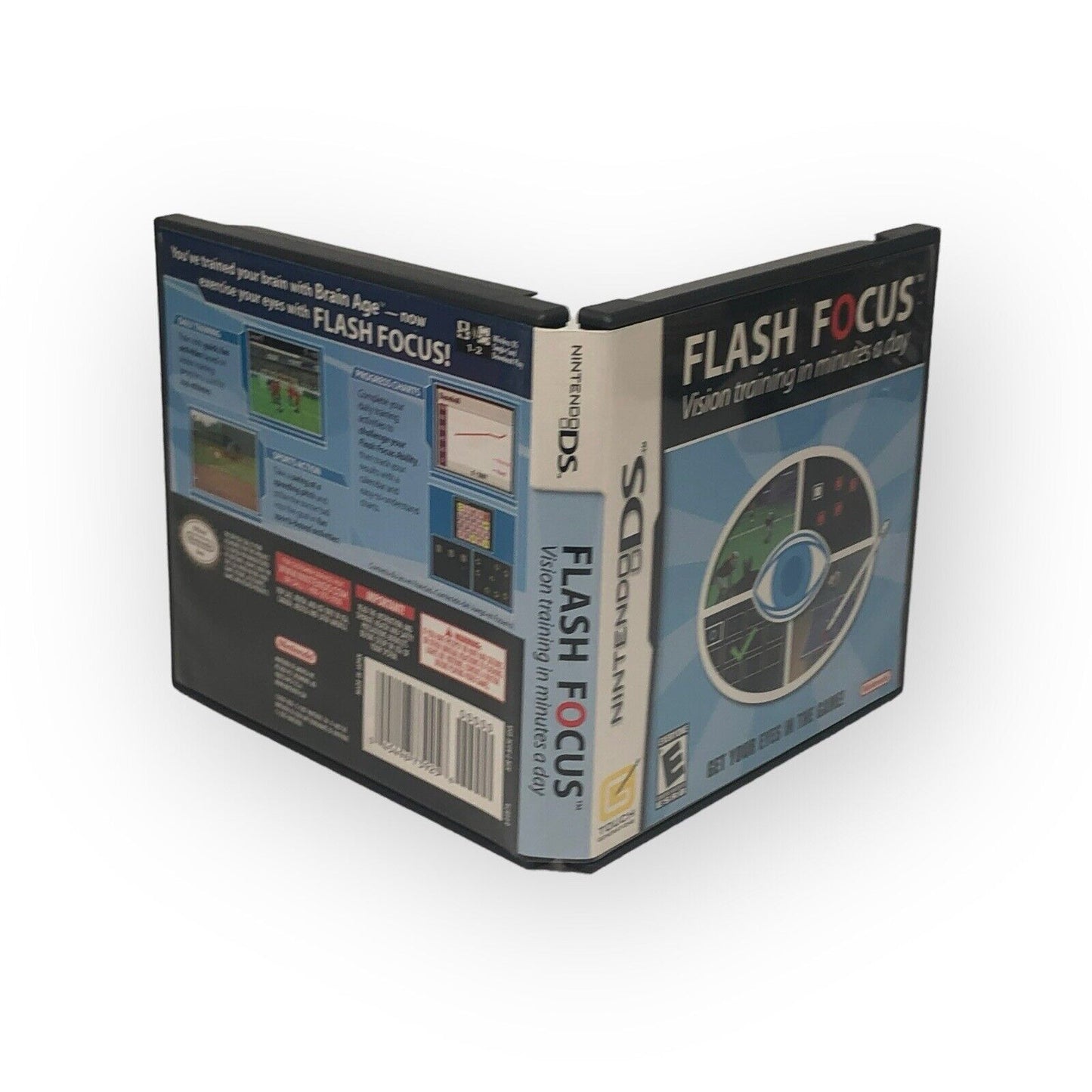 Flash Focus Vision Training in Minutes a Day Nintendo DS - Complete CIB