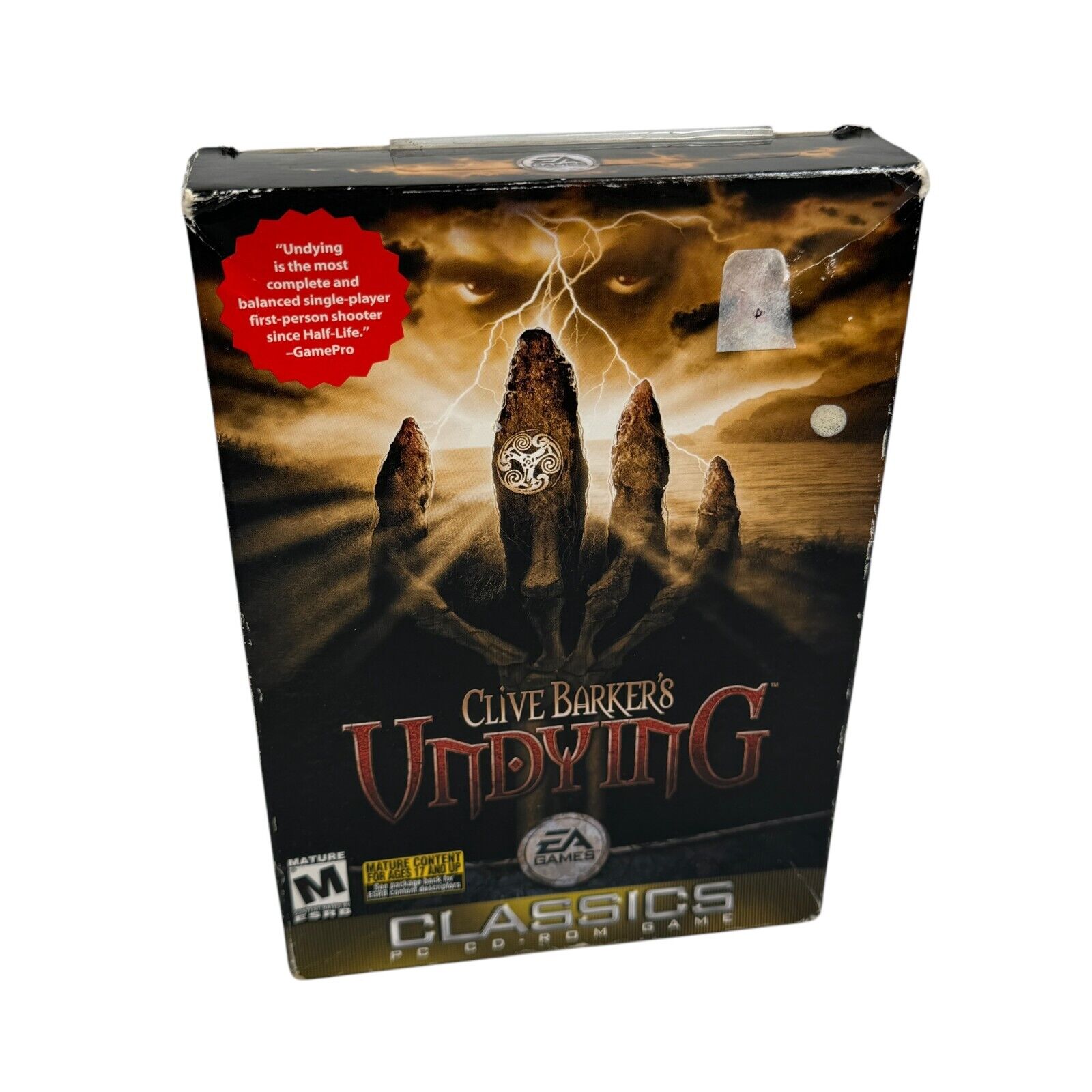 Cliver Barker's Undying Classics PC CD-ROM Game Sealed in Worn Box EA Games