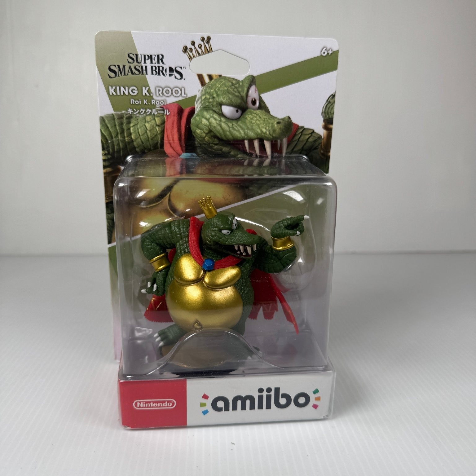 Nintendo Super Smash Bros King K. Rool Amiibo Figure Switch 3DS