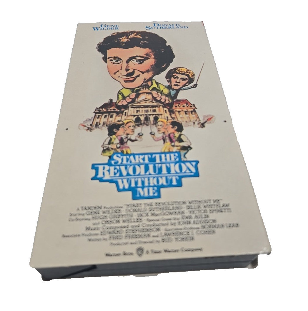 Start The Revolution Without Me Warner Bros. VHS w/ Gene Wilder