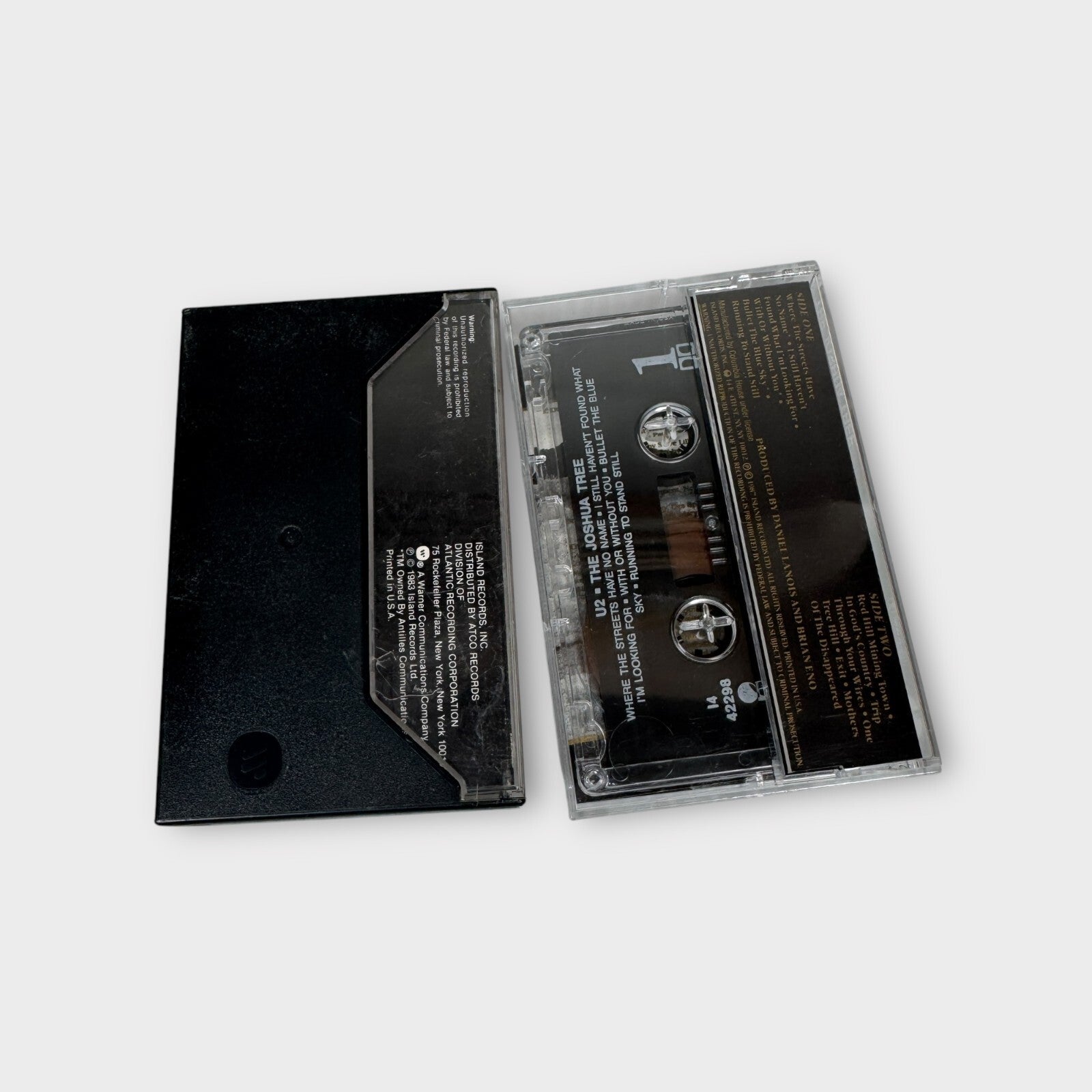 Lot of 2 U2 Cassette Tapes Live Under a Blood Red Sky & The Joshua Tree