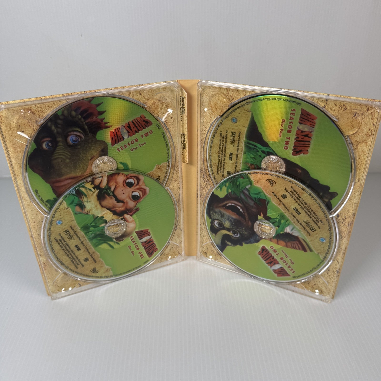 Dinosaurs DVD 1991 Complete First & Second Seasons 4-Disc Set Jim Henson