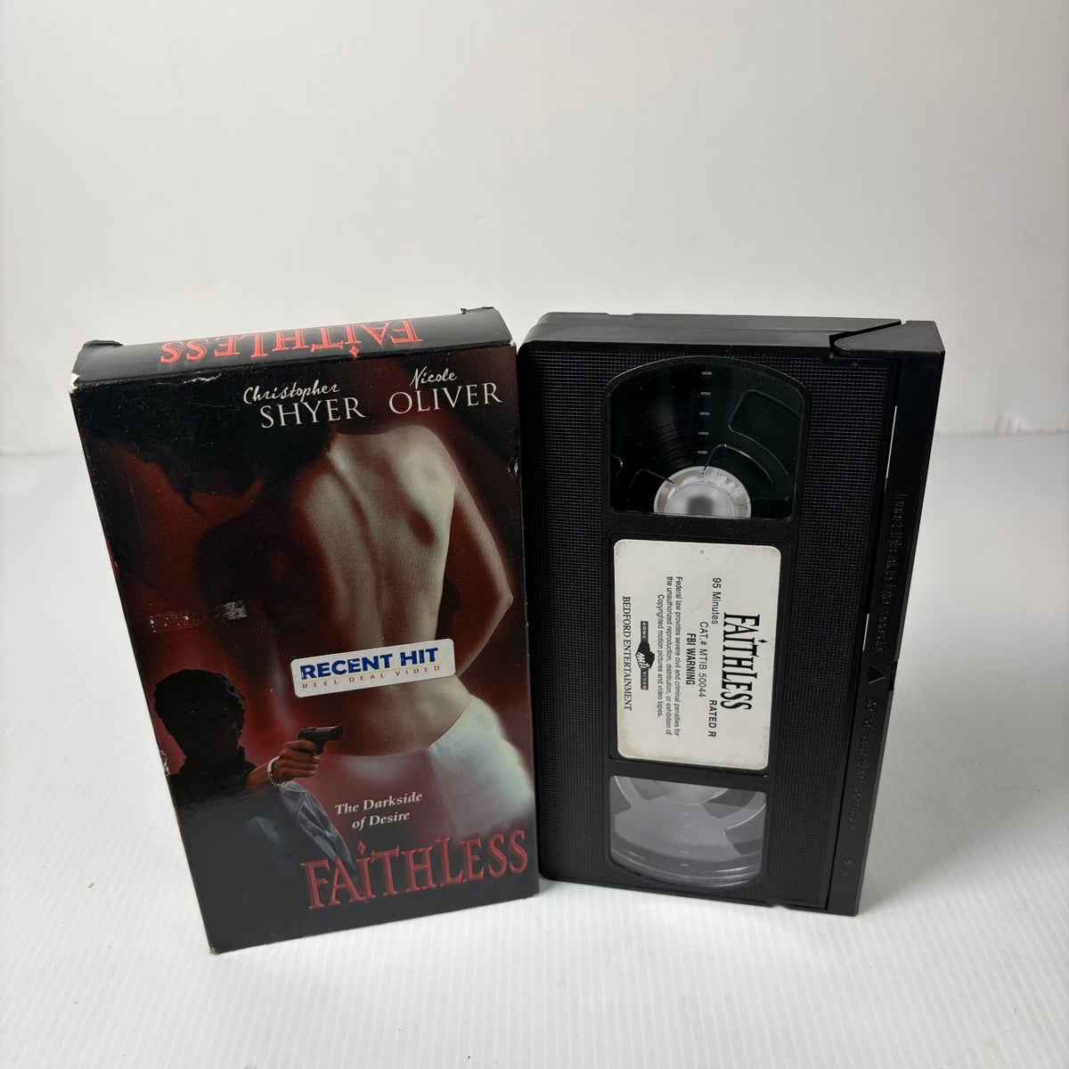 Faithless VHS 2001 Erotic Thriller Drama Bedford Entertainment