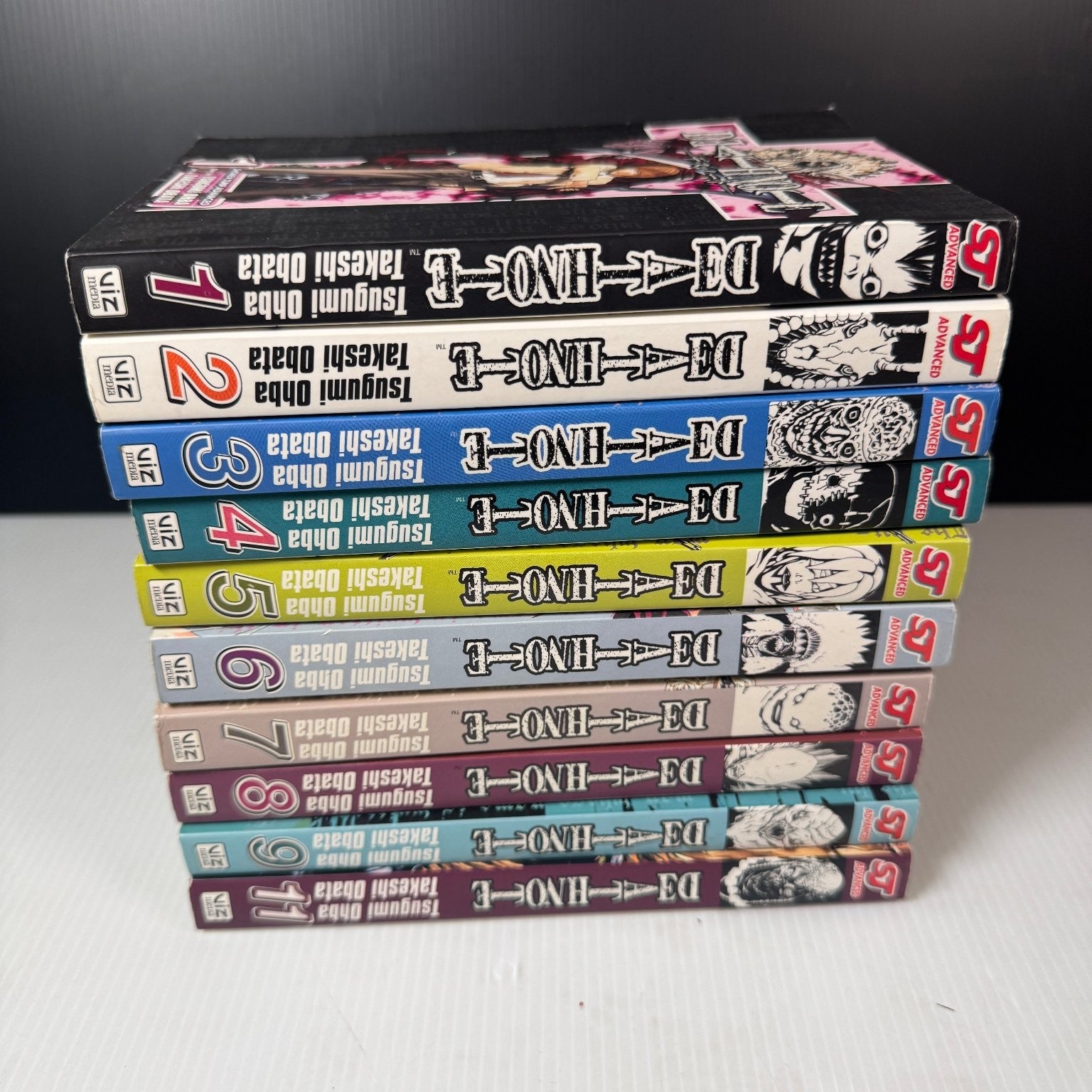 Death Note Manga Book Lot of 10 Volumes 1-9, 11 VIZ Media