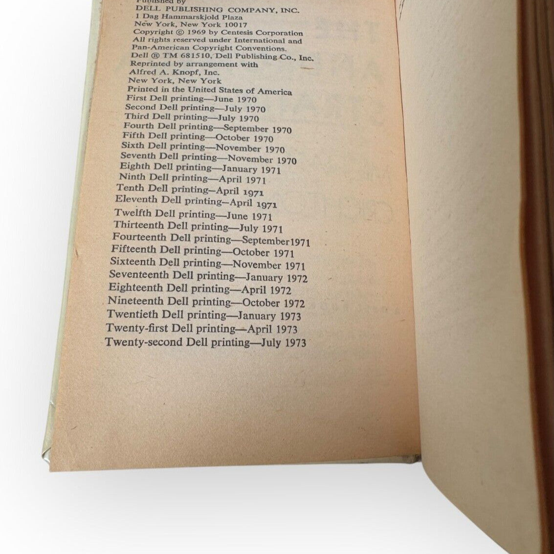 The Andromeda Strain Michael Crichton vintage Dell Paperback 1973