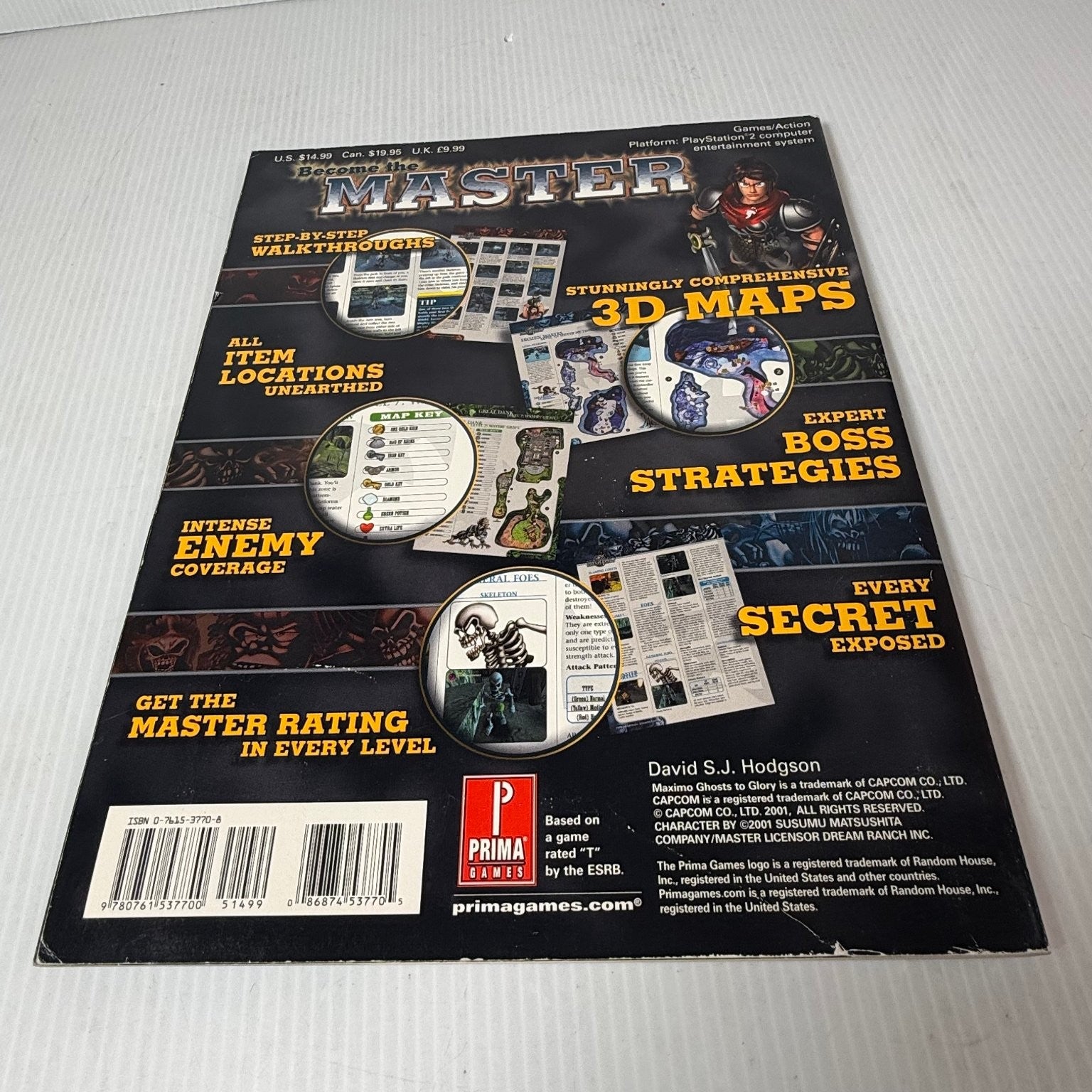 Maximo Ghosts to Glory PlayStation Official Strategy Guide Prima (No Poster)