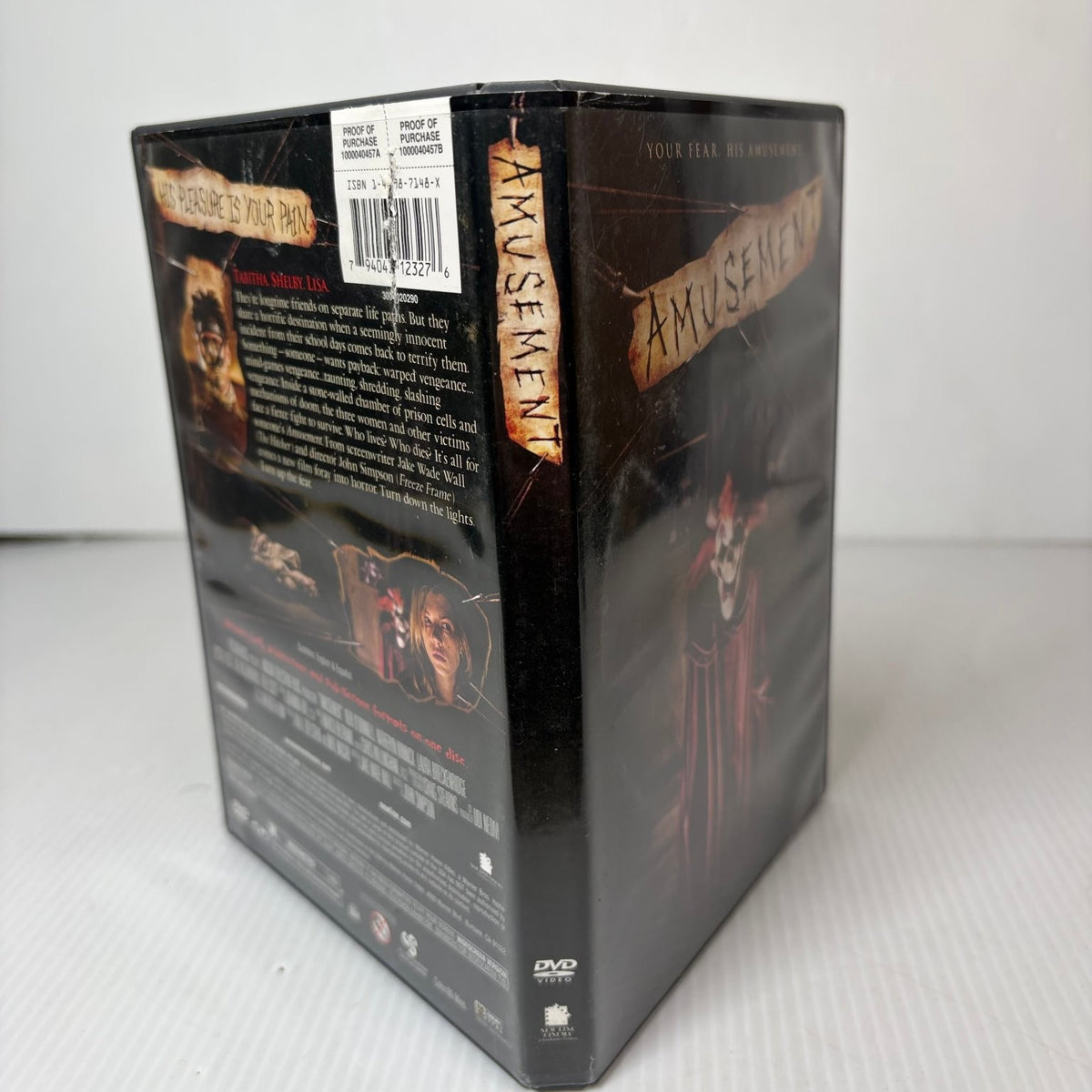 Amusement DVD (2009) John Simpson Horror Thriller Widescreen Full-Screen