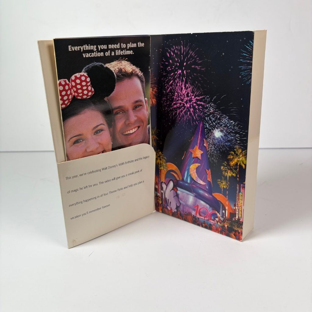 Walt Disney World 100 Years of Magic VHS Promo Vacation Planning Video Tape