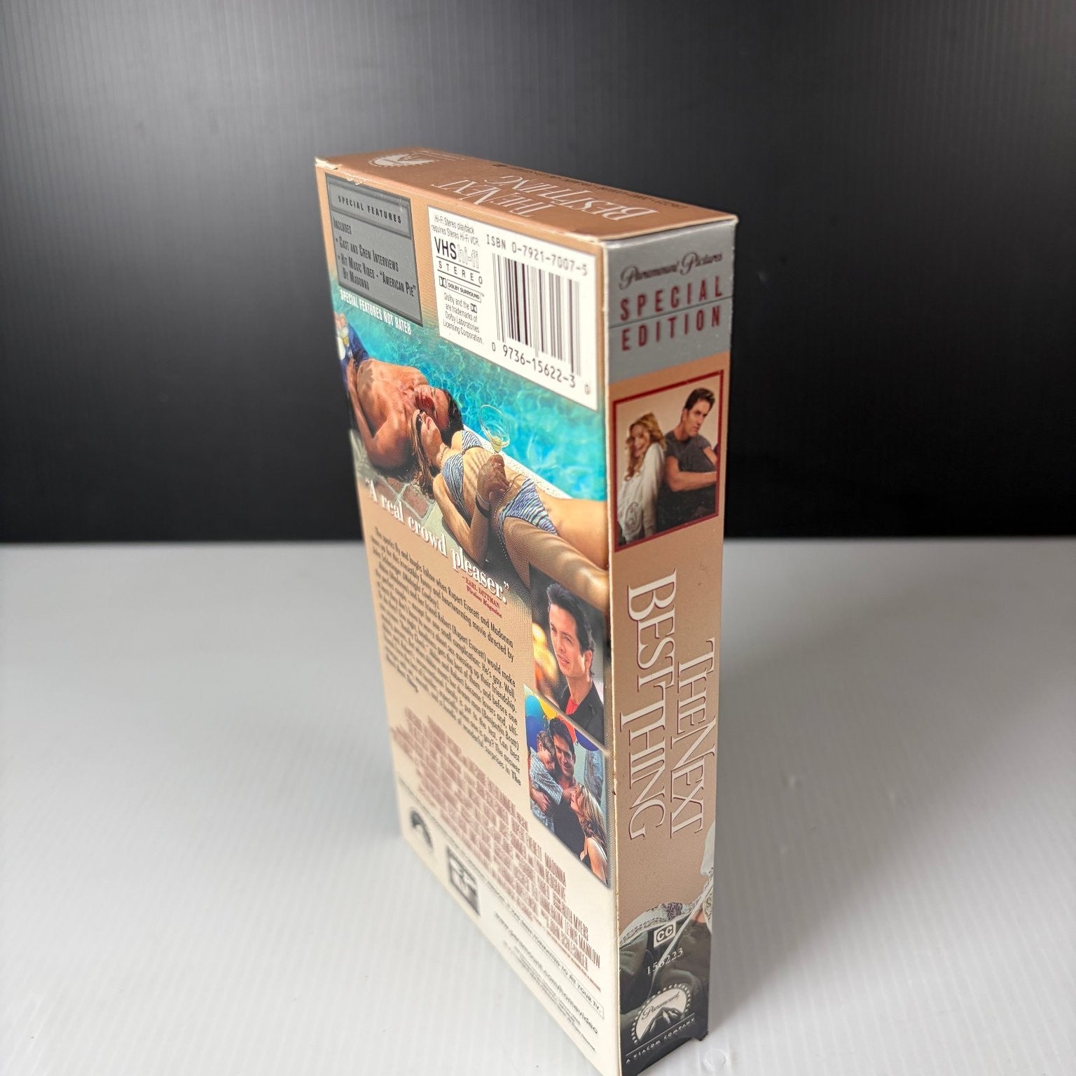 The Next Best Thing VHS 2000 Romance Drama Special Edition Paramount