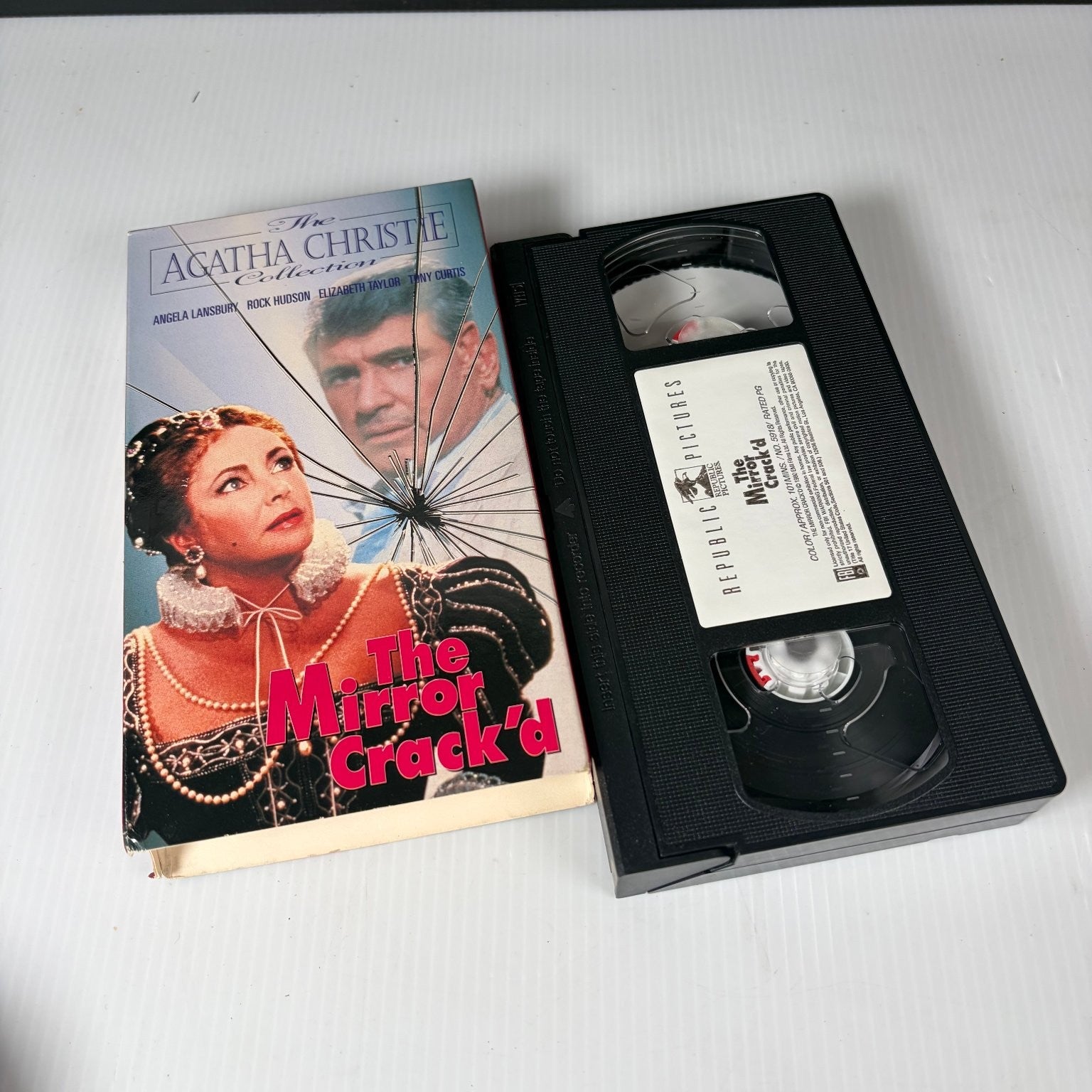 The Mirror Crack'd VHS 1980 Mystery Agatha Christie Lumiere Republic