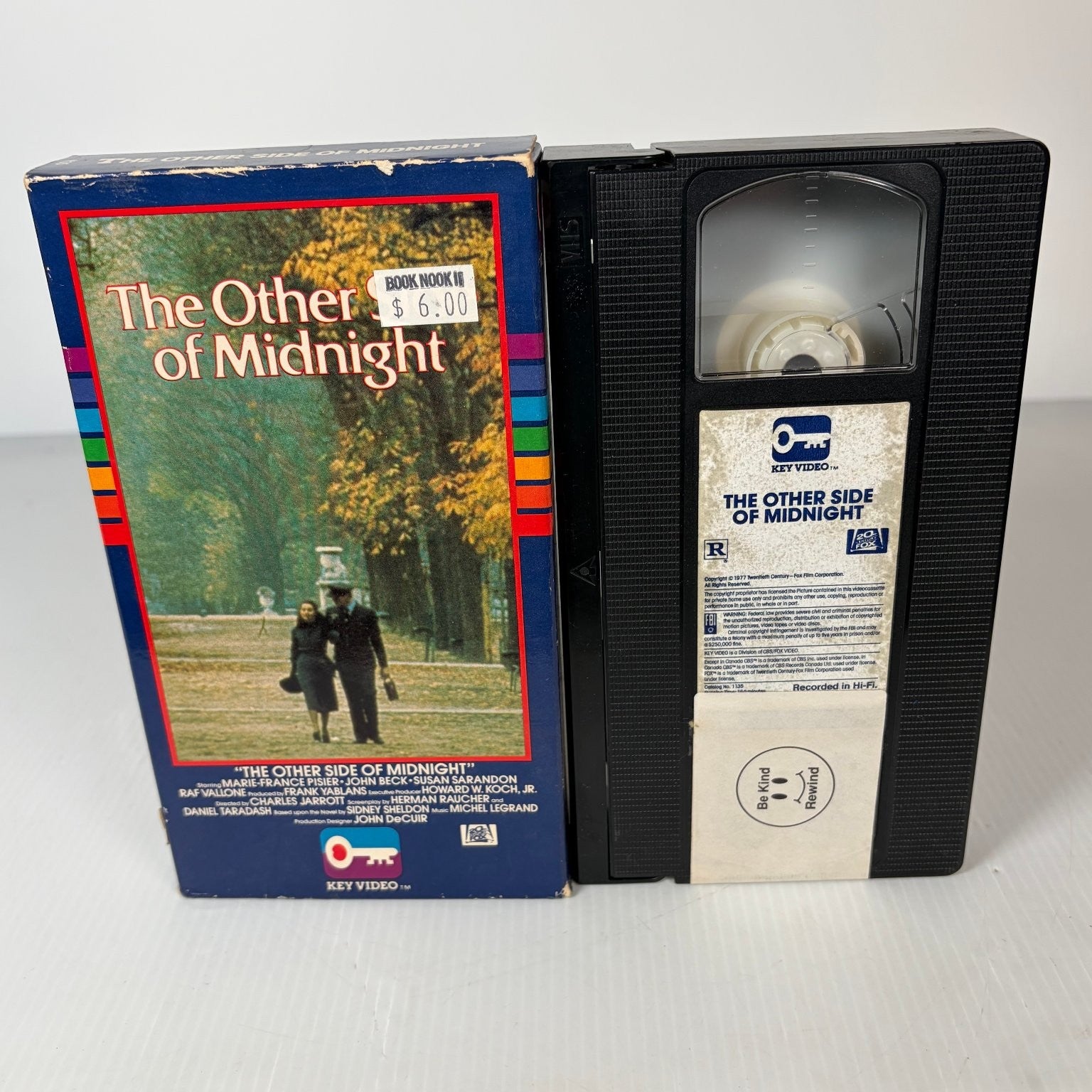 The Other Side of Midnight VHS 1977 Drama Sidney Sheldon Key Video 20th Century