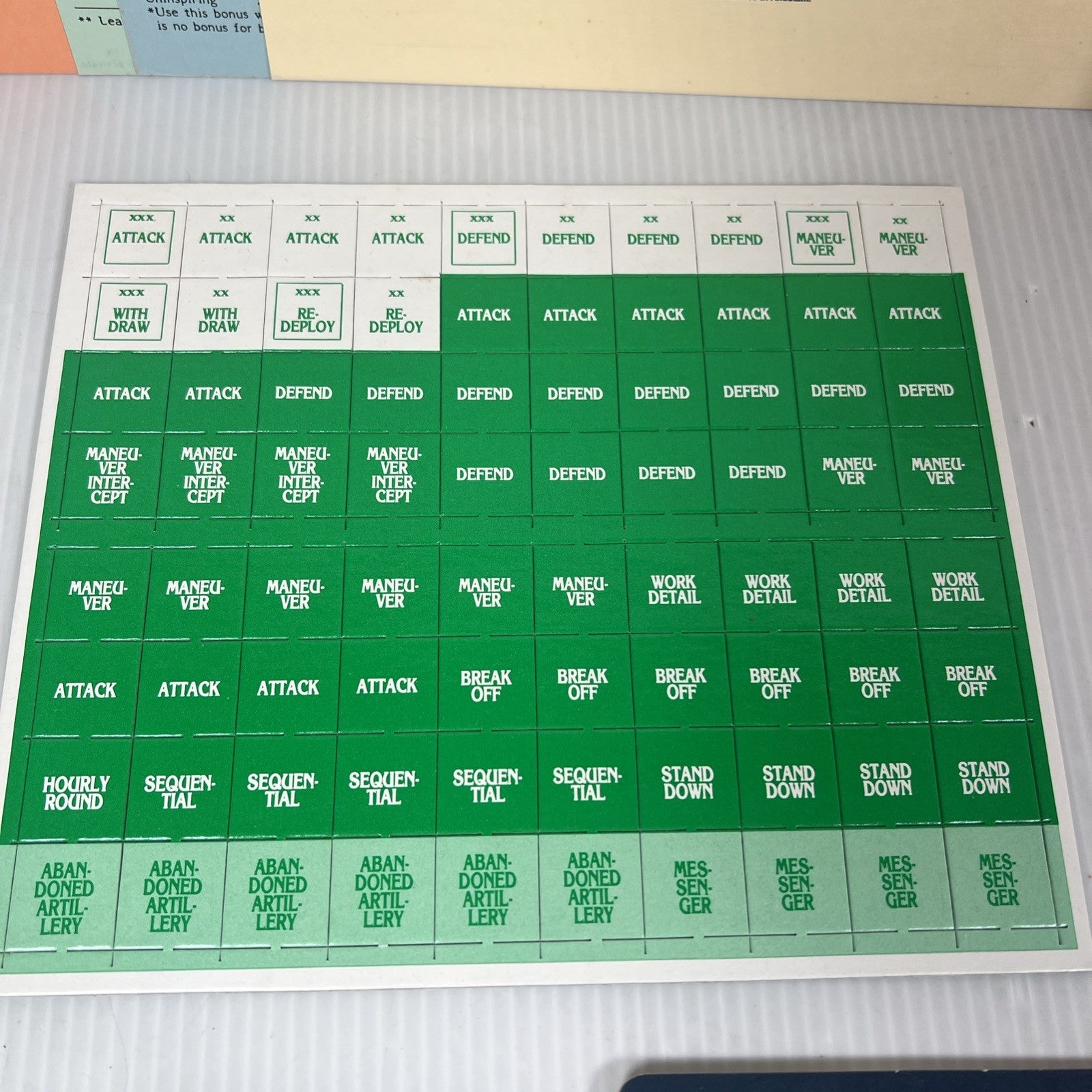 Empire Games  Stars N Bars 3rd Ed 1985 Unpunched W/ Confederate Miniatures