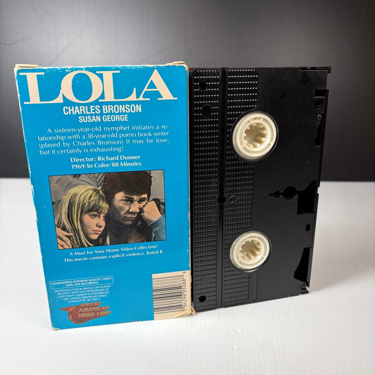 LOLA VHS 1969 Drama Thriller Charles Bronson Susan George Rare OOP