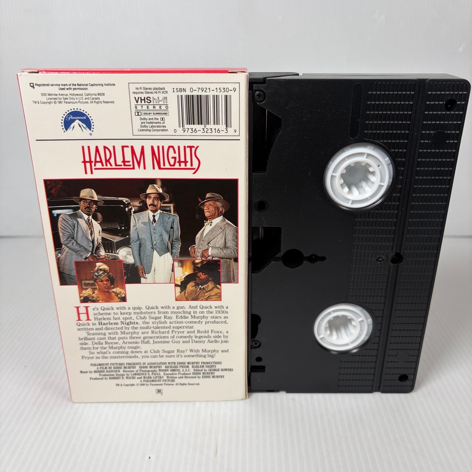 Harlem Nights VHS 1989 Comedy Crime Drama Original Release Paramount