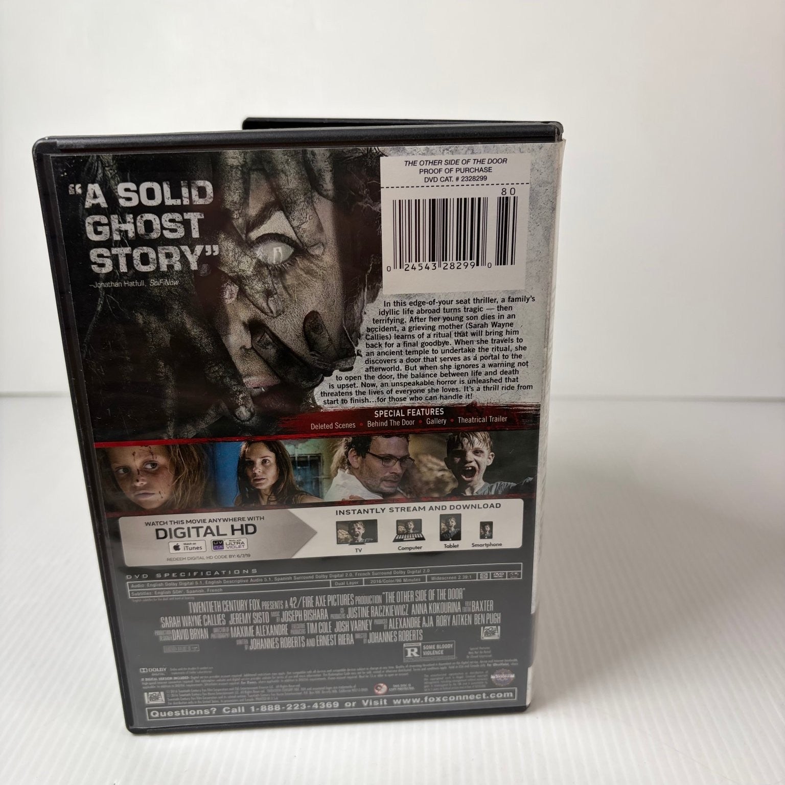The Other Side of the Door DVD 2016 Sarah Wayne Callies Jeremy Sisto Digital HD