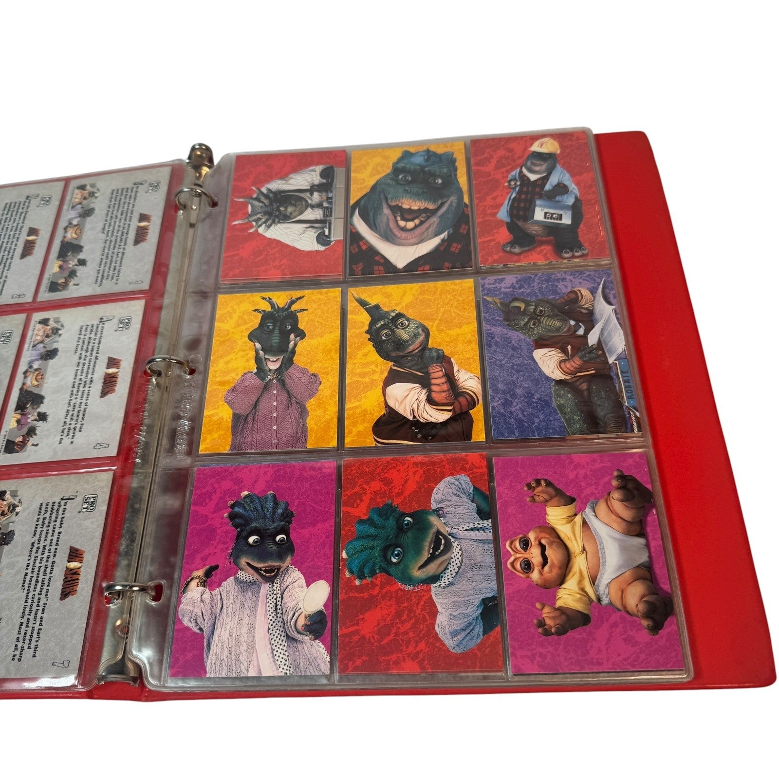 Vintage Dinosaurs TV Show Pro Set Trading Cards w/ Full Sticker & Trivia Sets