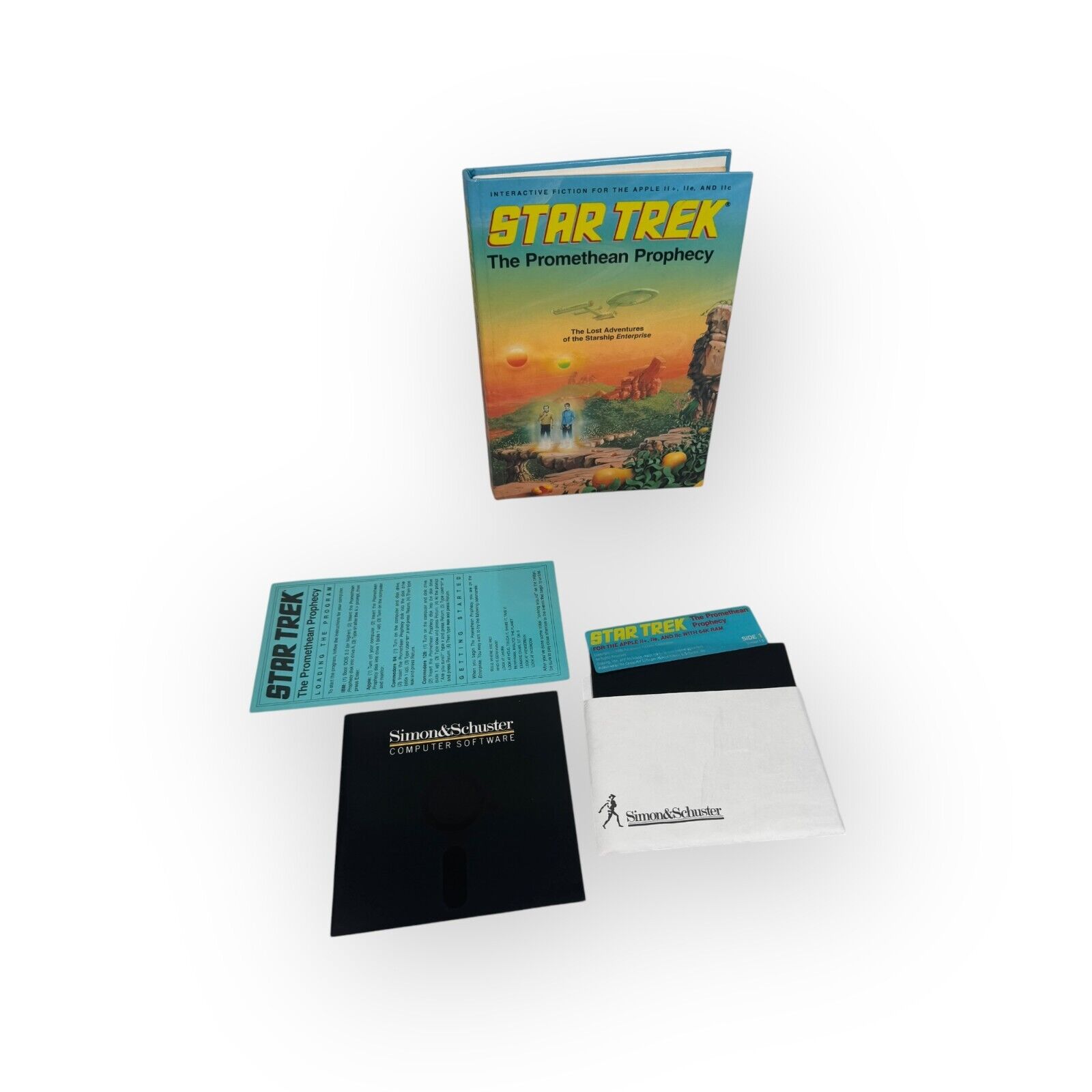 Star Trek The Promethean Prophecy Apple II Interactive Computer Game Complete