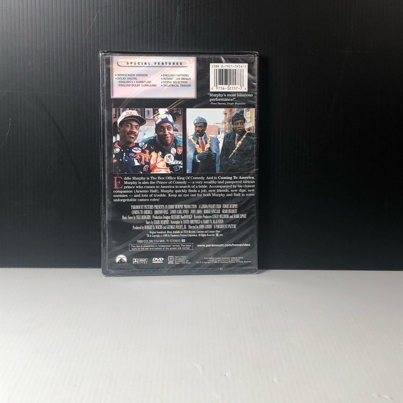 Coming To America DVD 1988 Widescreen Collection Eddie Murphy Arsenio Hall