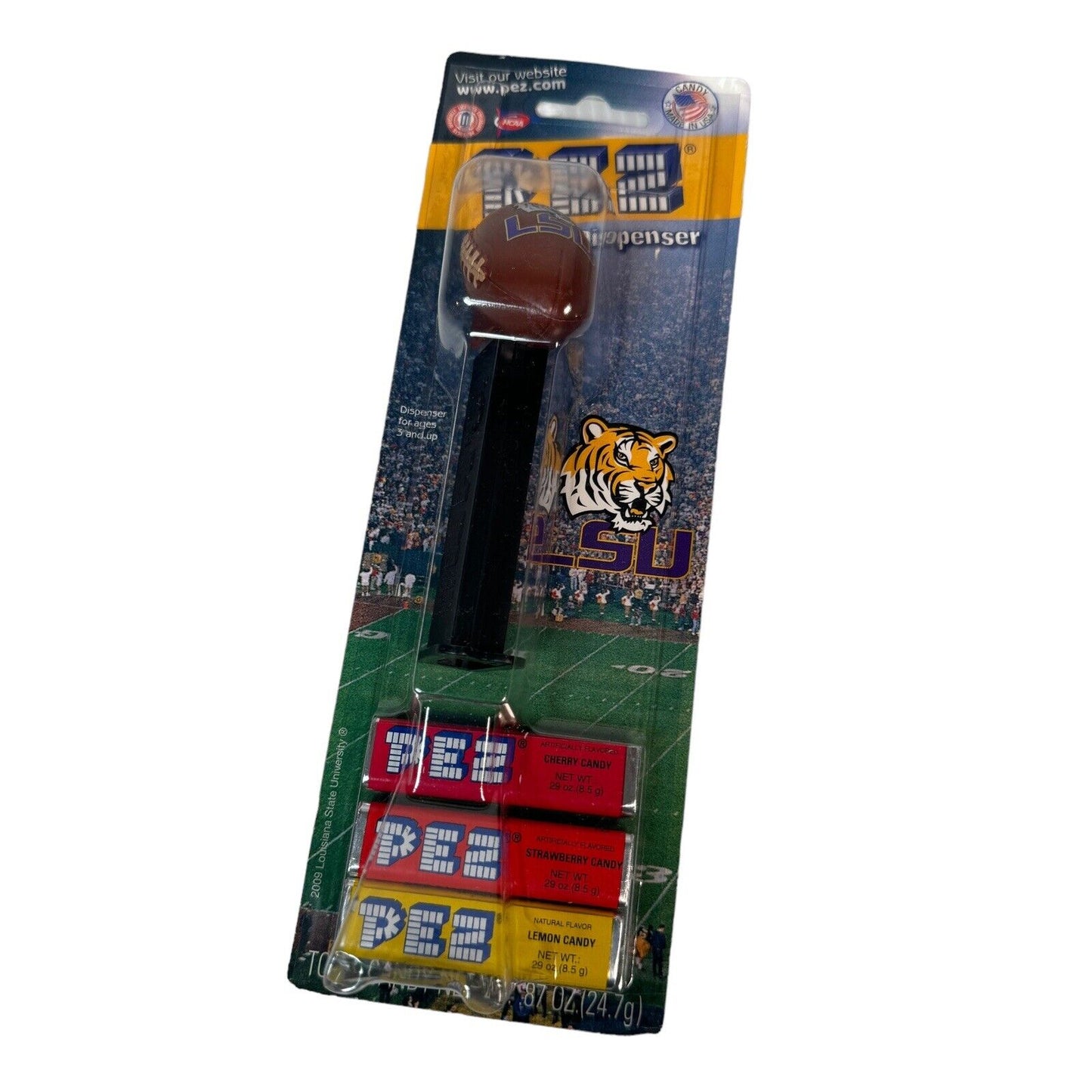 LSU Tigers Lousiana State University Football Pez Dispenser OOP