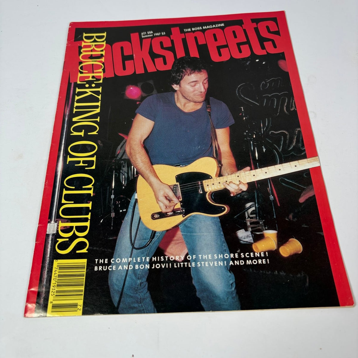 Backstreets Magazine October 1987 Bruce Springsteen Shore Scene Music History