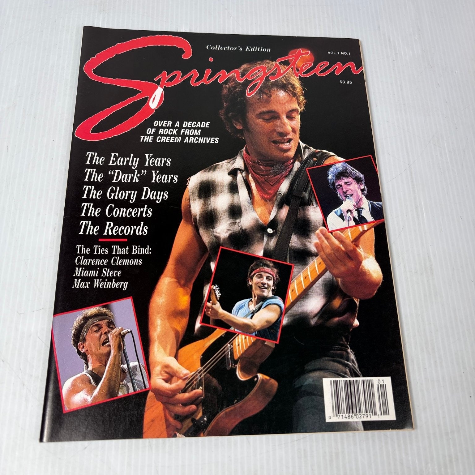 Creem Springsteen Magazine Collector's Edition Bruce Springsteen Vol 1 No 1