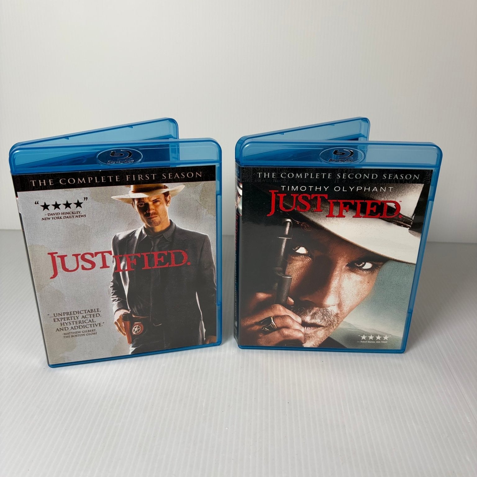 Justified: Season 1 & 2 Blu-ray Timothy Olyphant TV Series Set