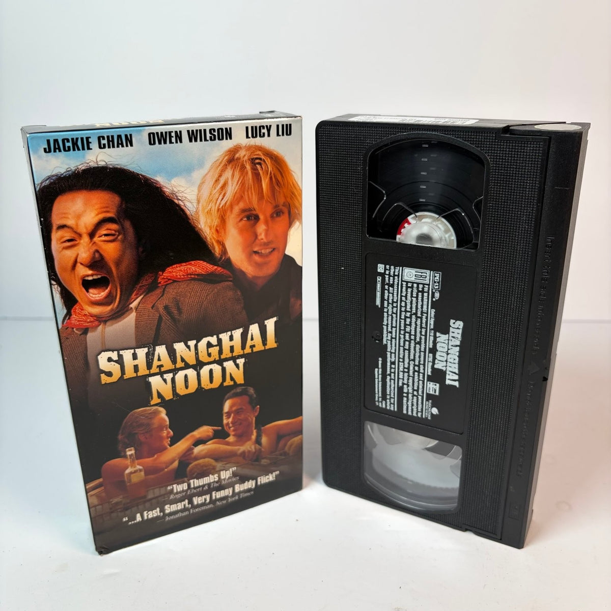 Shanghai Noon VHS 2000 Action Comedy Jackie Chan Owen Wilson Touchstone