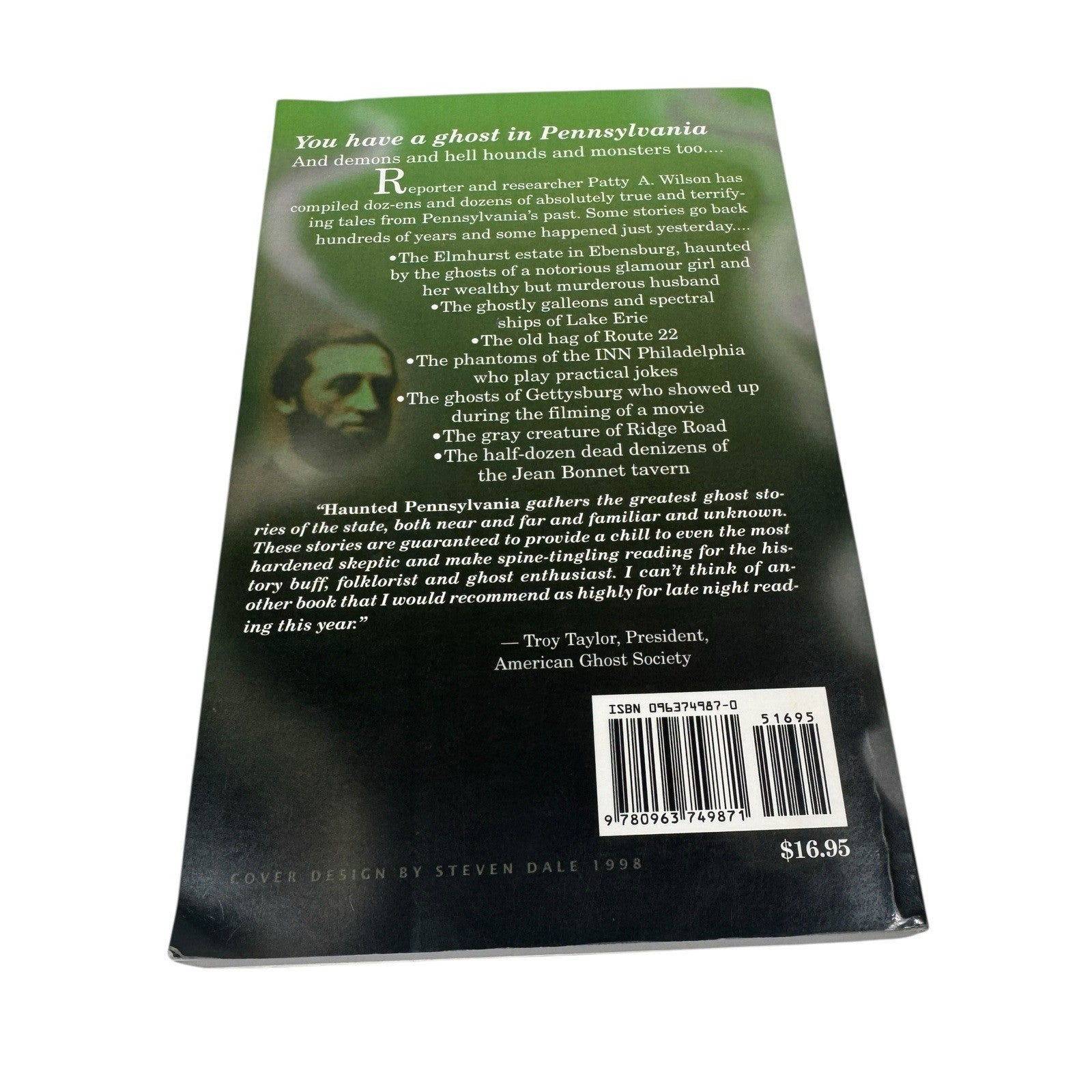 Haunted Pennsylvania Indie Rare Ghost Book w/ Maps 1998 Patty A. Wilson