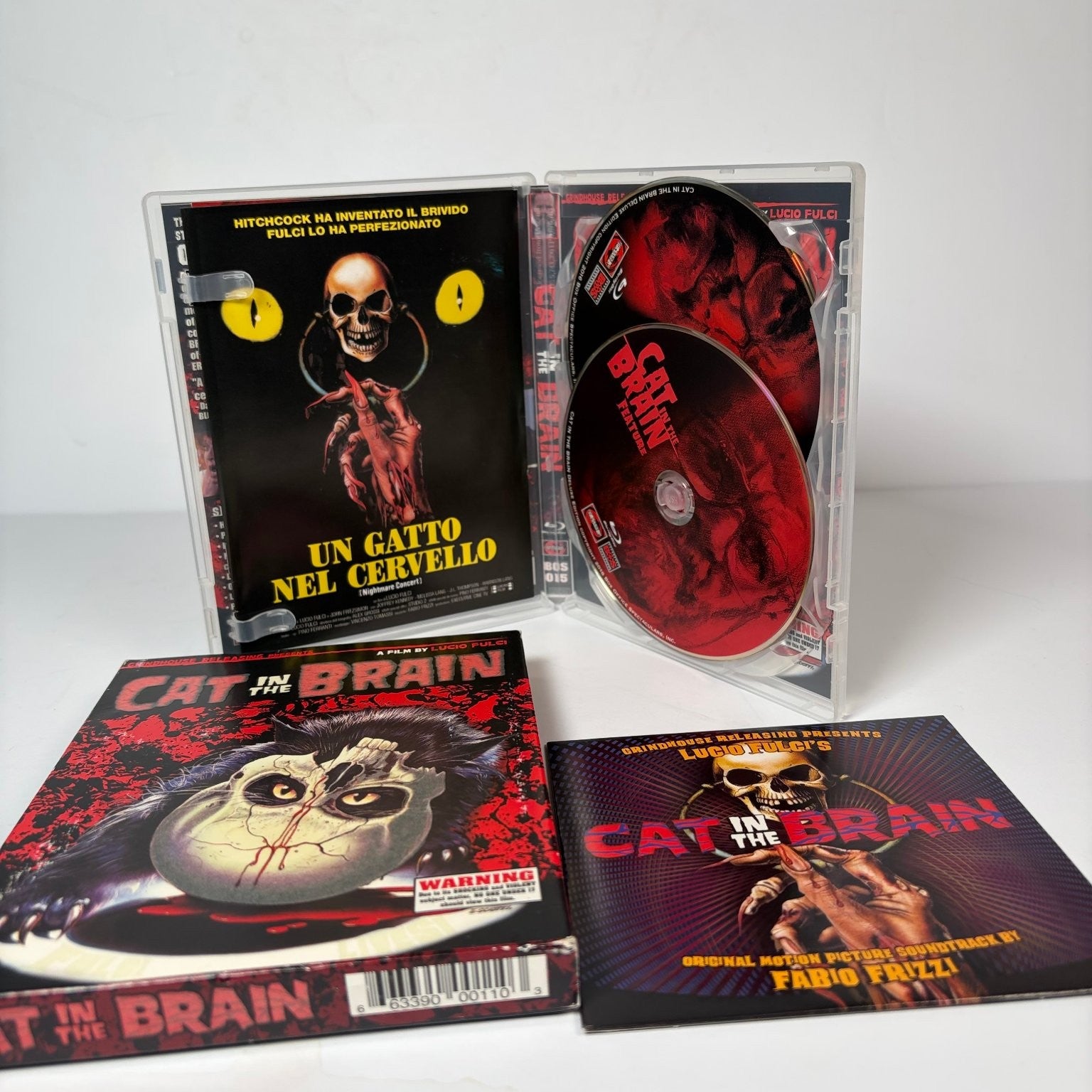 Cat in the Brain Blu-ray 1990 Lucio Fulci Deluxe Edition w/ Soundtrack Complete