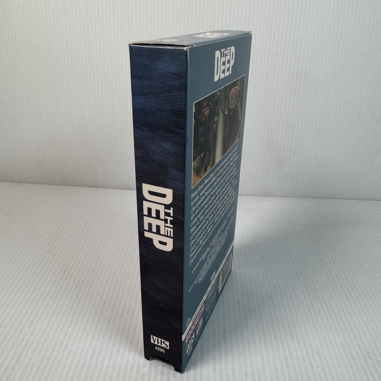 Vintage The Deep VHS 1977 Robert Shaw Jacqueline Bisset Nick Nolte Movie Thrille