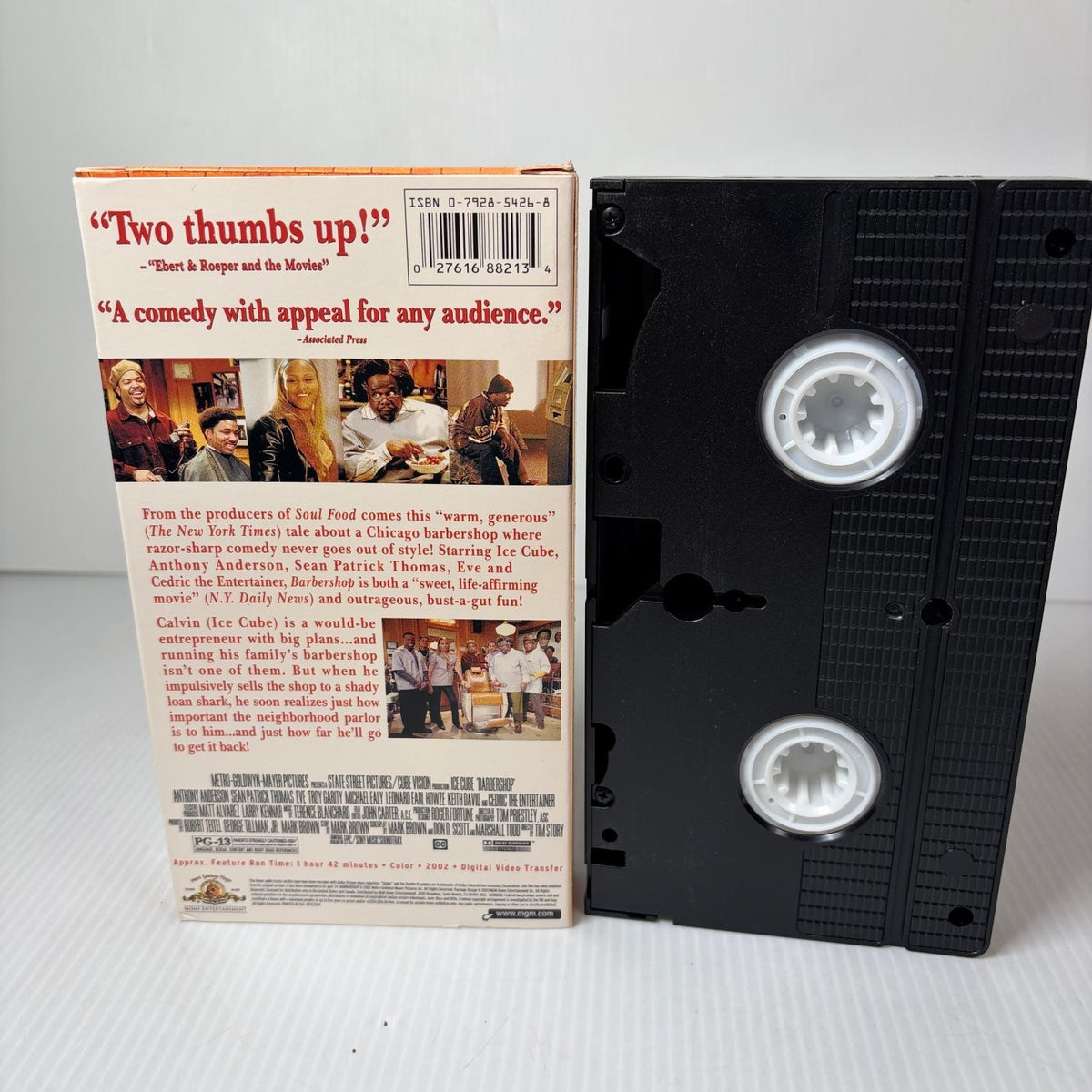 Barbershop VHS 2002 Comedy Drama Ice Cube MGM Home Entertainment PG-13