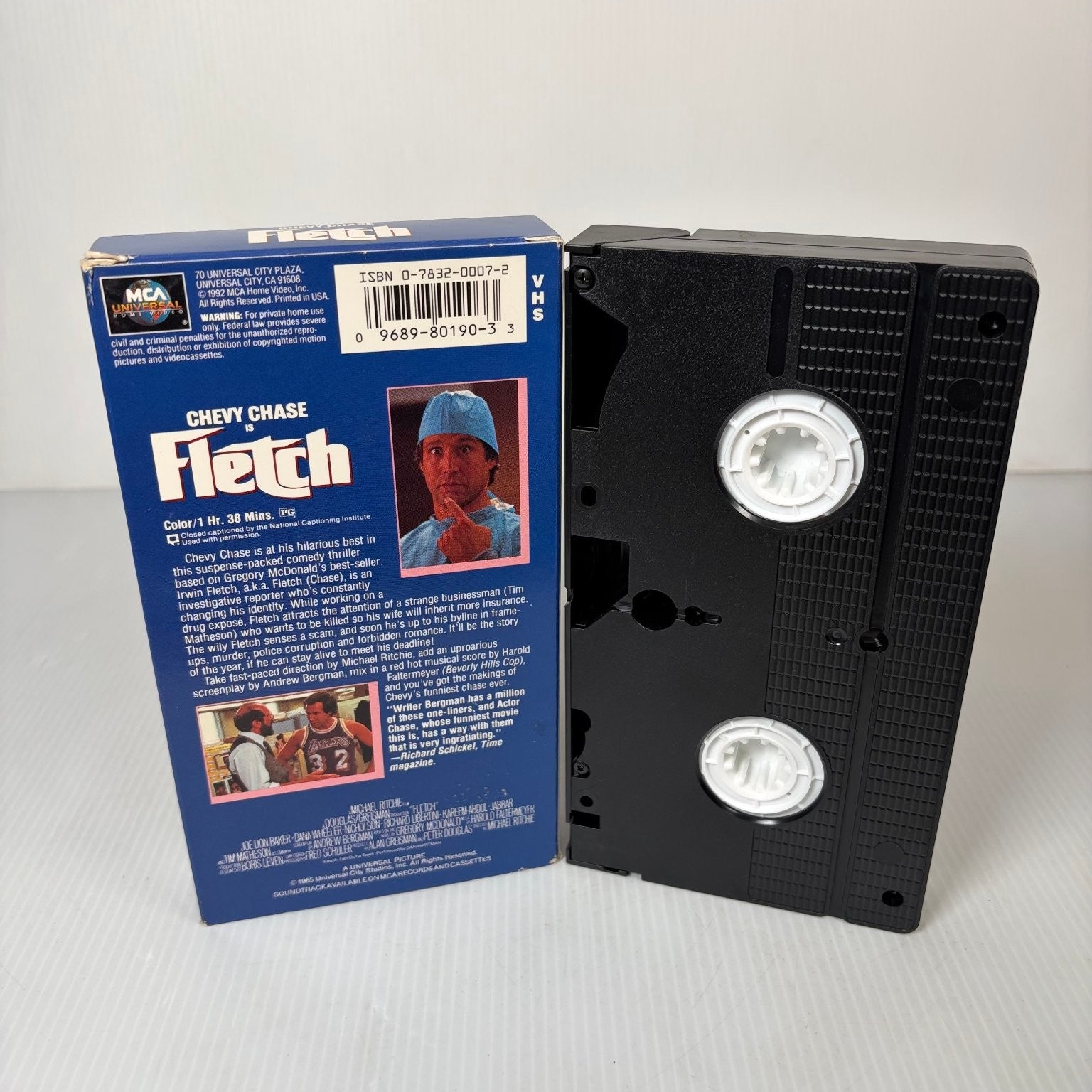Fletch VHS 1985 Comedy Mystery Chevy Chase MCA Home Video