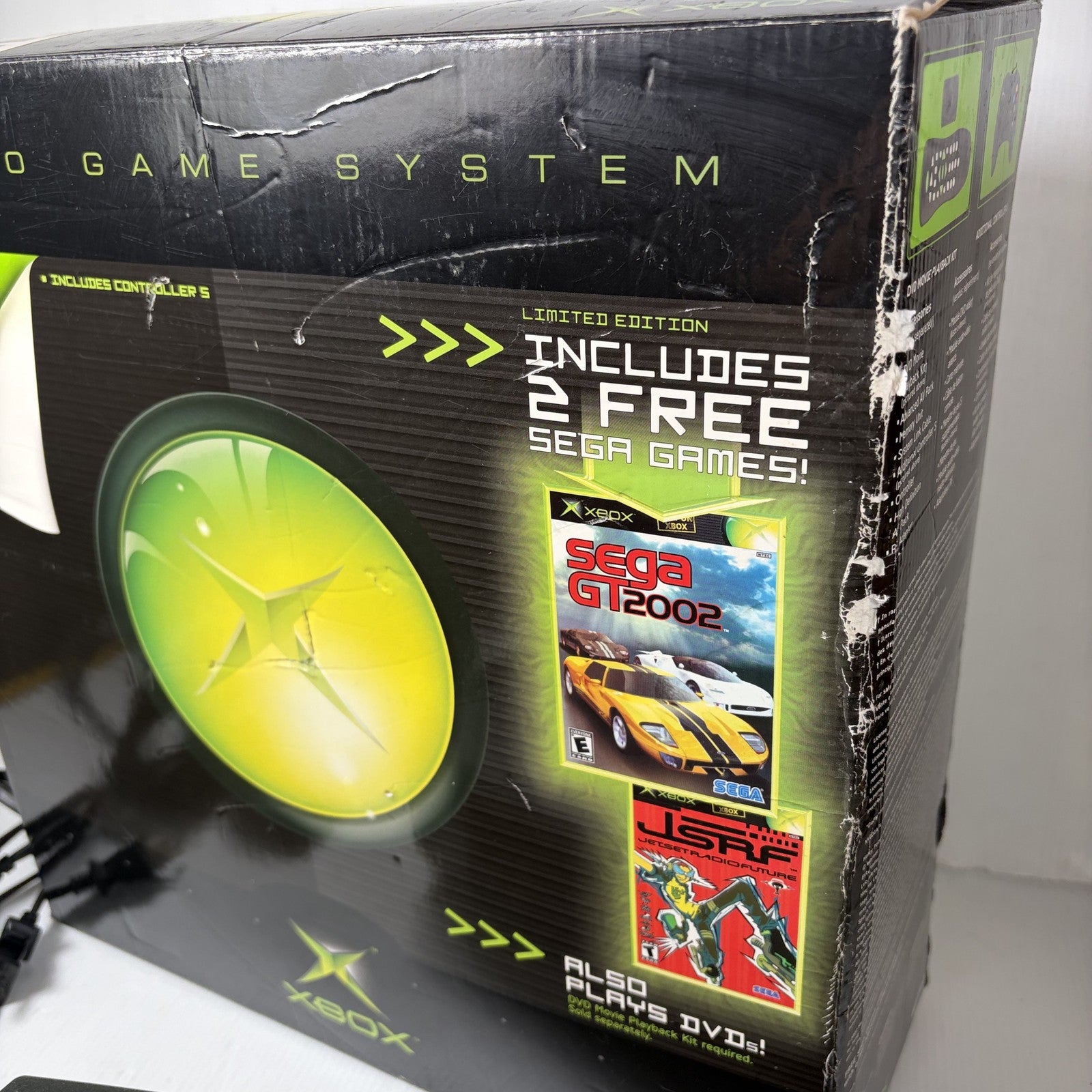 Microsoft Xbox Original Console System in Original Box Tested & Working