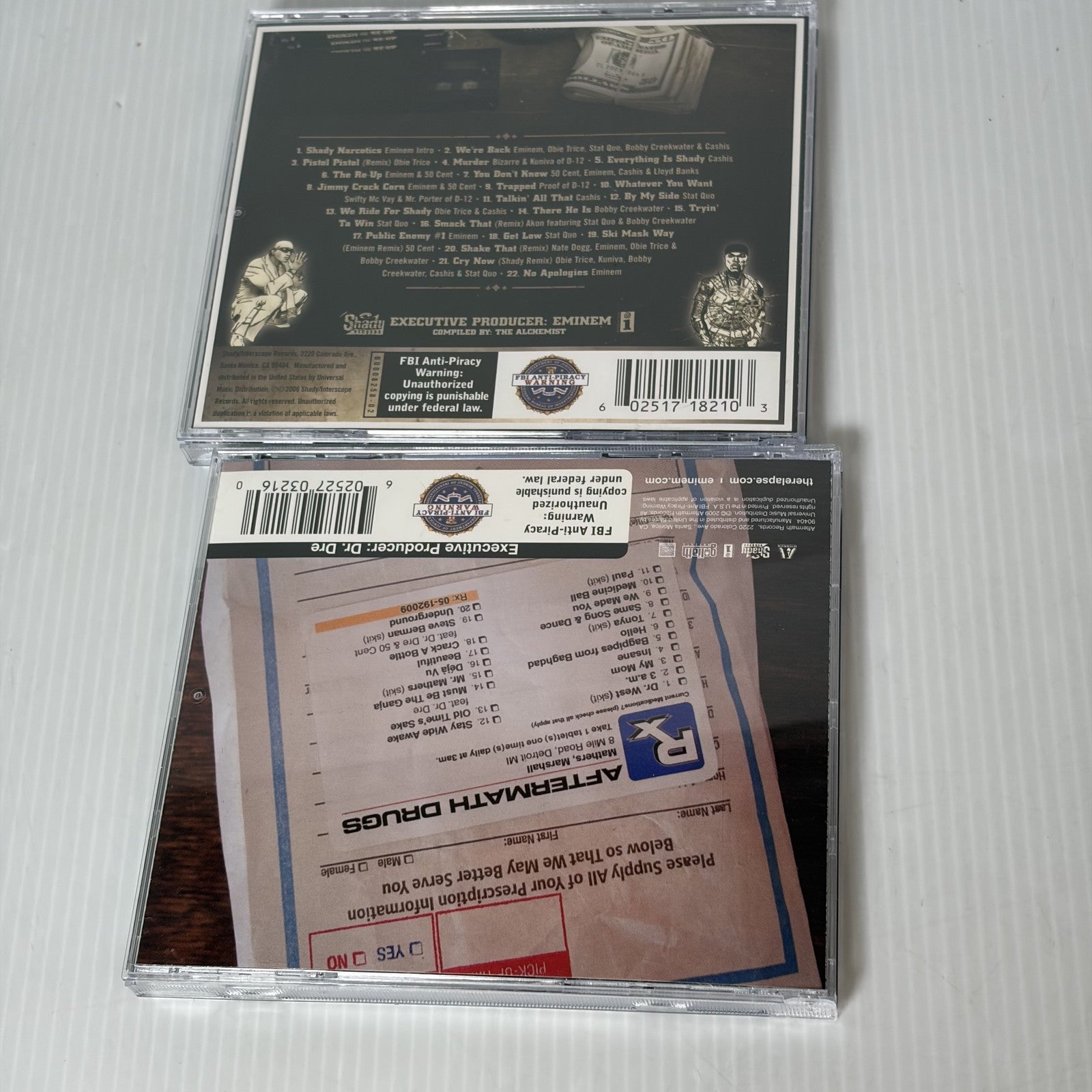 Eminem Presents The Re-Up & Relapse CD Lot - Shady Records Hip Hop Rap Album