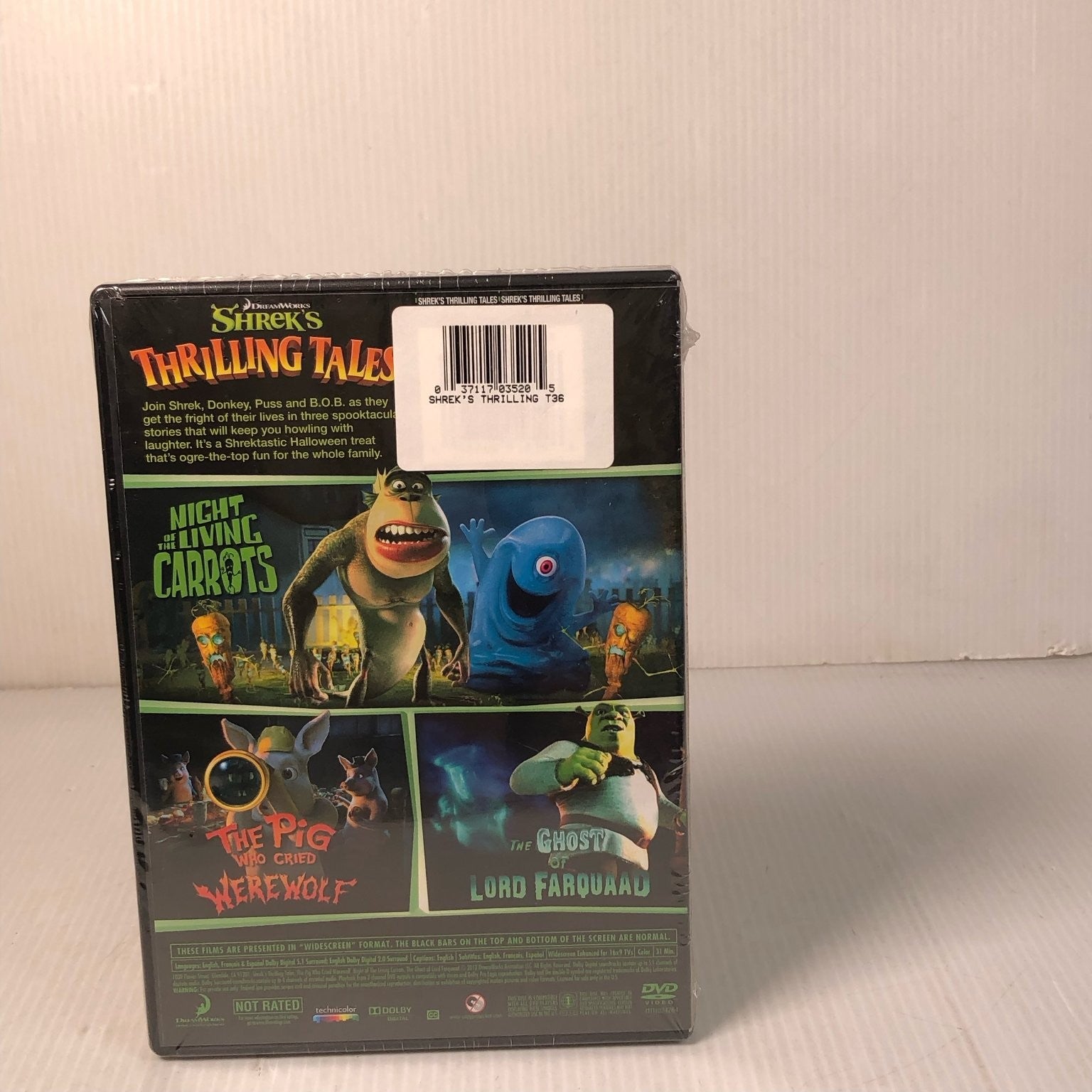 Shrek's Thrilling Tales DVD 2012 Spooktacular Halloween Adventures