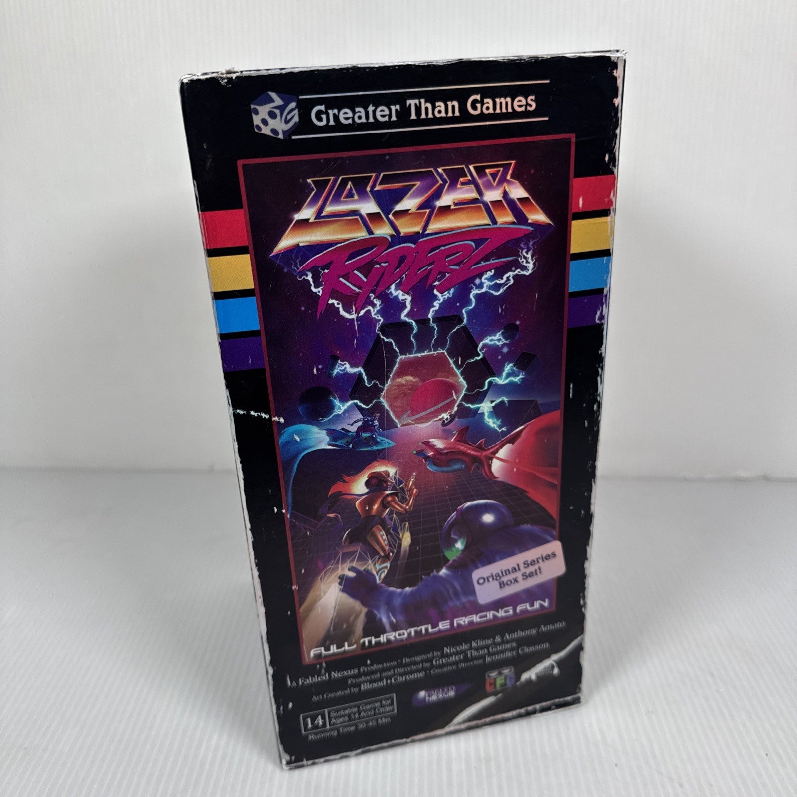 Lazer Riderz Action Adventure Board Game Original Series Box Set - Used