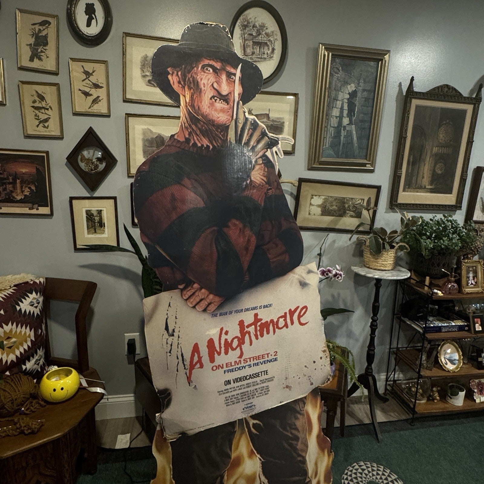 Nightmare On Elm Street 2: Freddy’s Revenge 1986 Life Size Video Store Standee