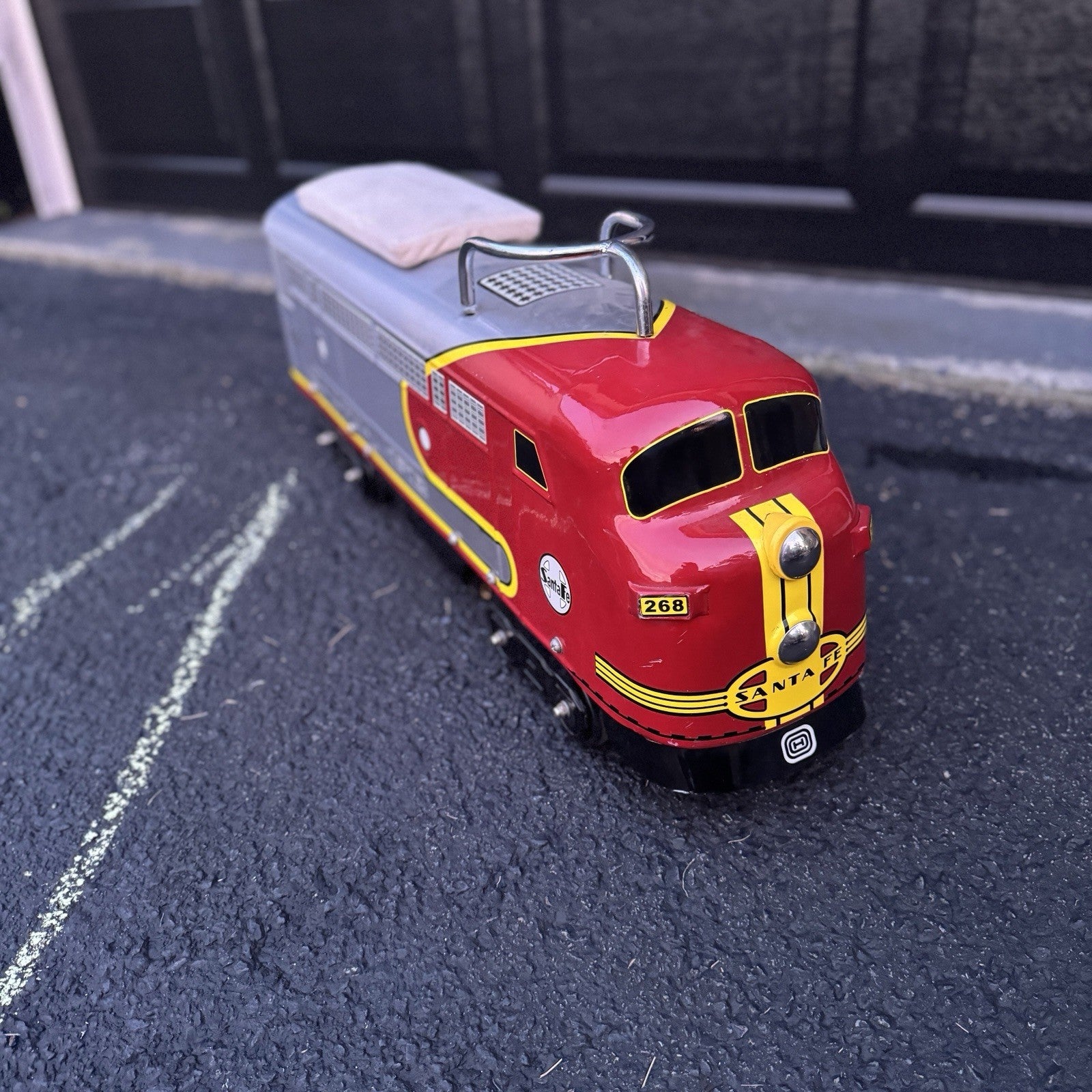 Santa Fe Toddler Ride On Train By Morgan Cycle w/ Seat Cushion Discontinued