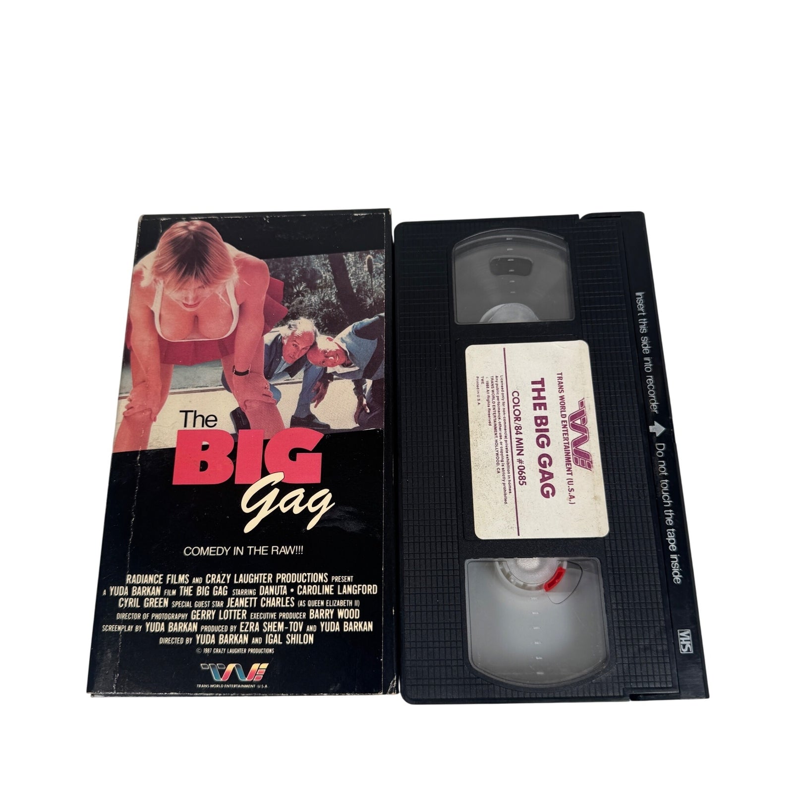 The Big Gag Comedy in the Raw VHS Cult Comedy Movie 90s TransWorld Entertainment