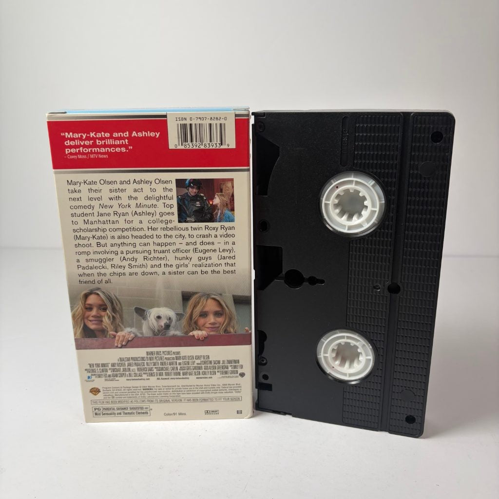 New York Minute VHS Mary-Kate & Ashley Olsen 2004 Comedy Warner Bros