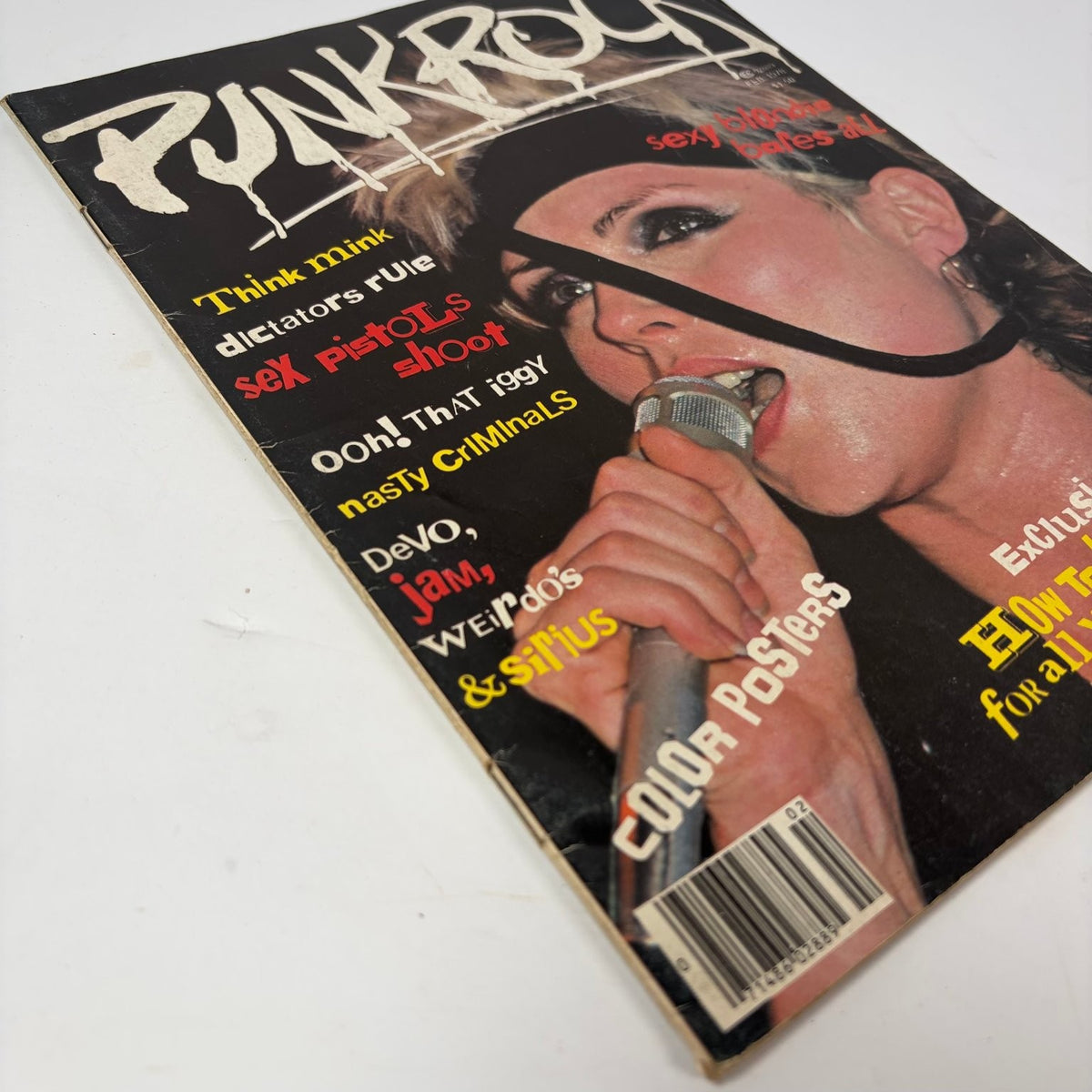 Punk Rock Magazine February 1978 Debbie Harry Blondie Posters Music RARE