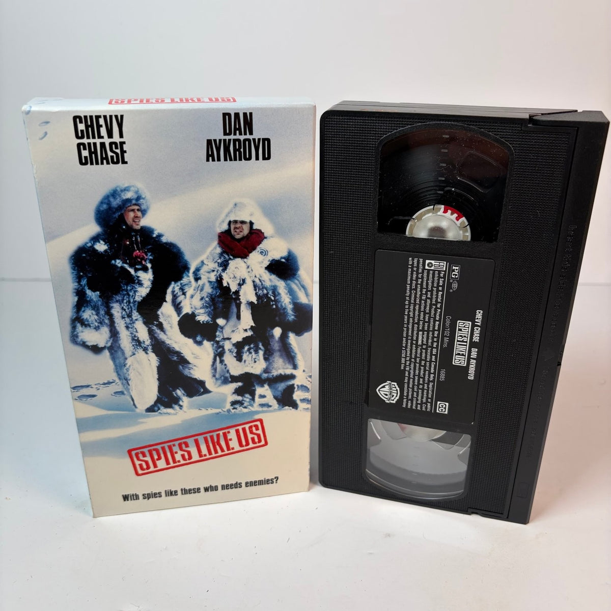 Spies Like Us VHS 1985 Comedy Chevy Chase Dan Aykroyd Warner Bros.