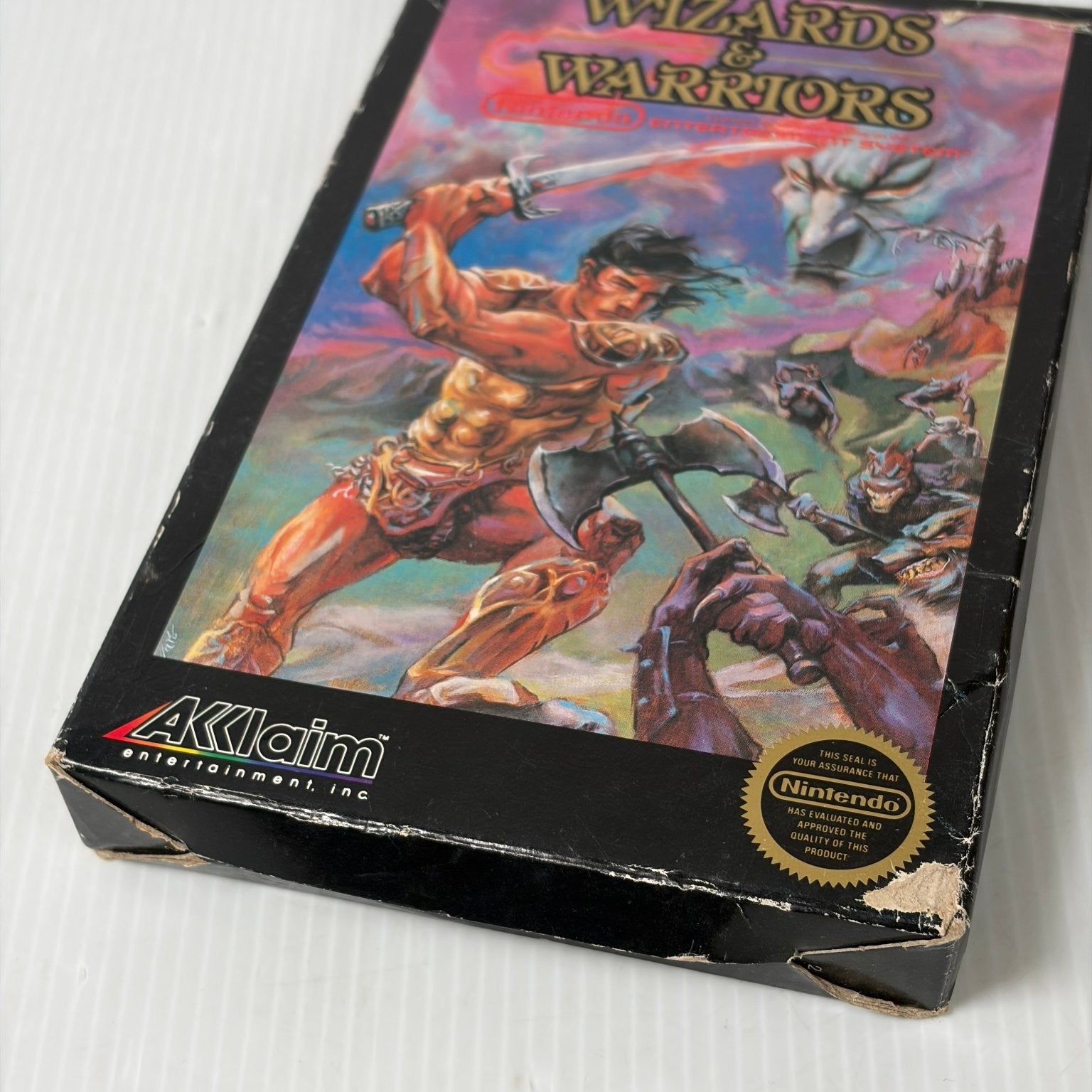 Wizards & Warriors NES Nintendo Entertainment System Video Game Complete CIB