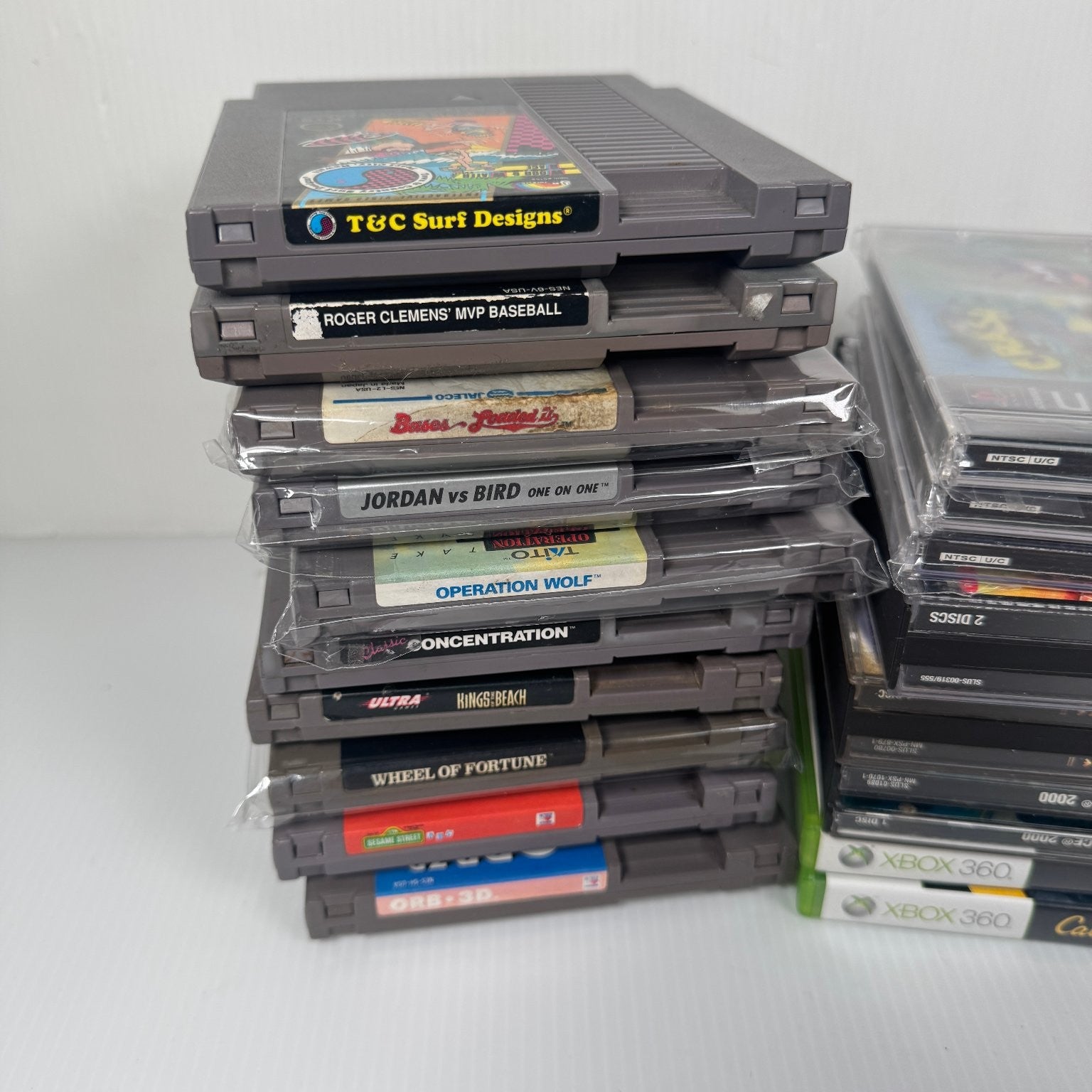 Mixed Lot of 20 Retro Games NES, PS1, Genesis & More Crash Bandicoot 3, Rush