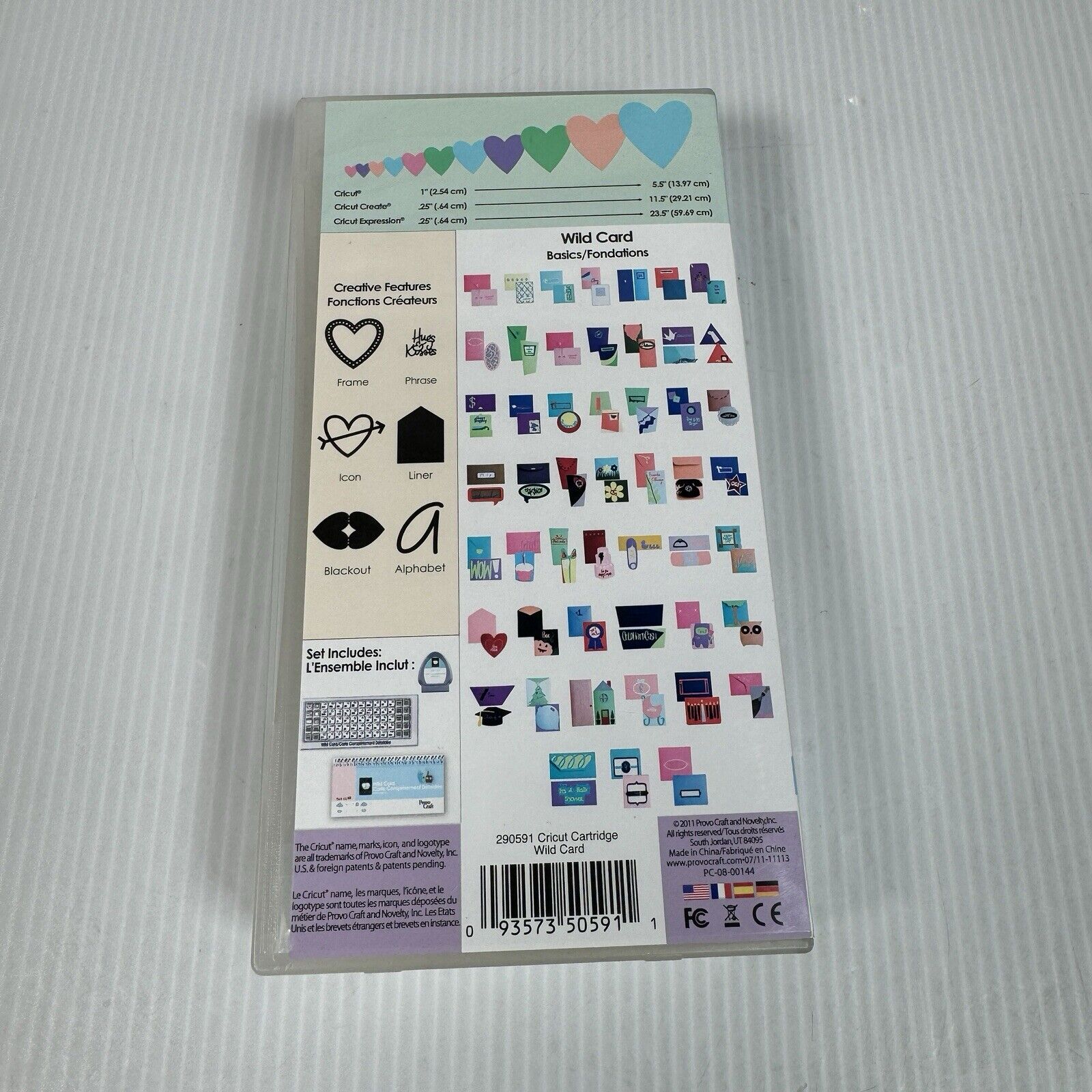 Cricut WILD CARD Cartridge Cecelia Harris Designs Complete