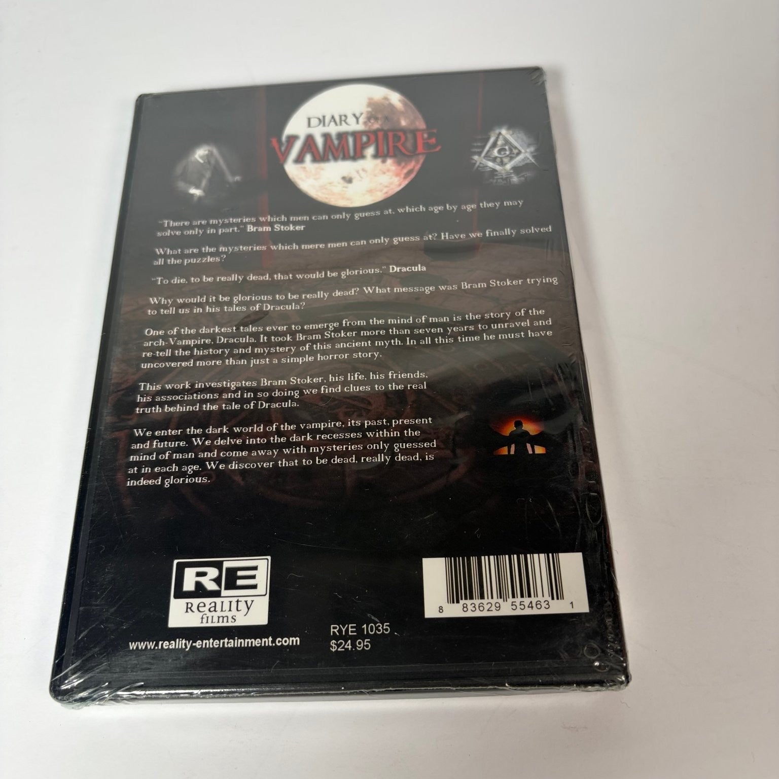 Diary of a Vampire DVD 2004 The Legacy of Bram Stoker Horror Documentary